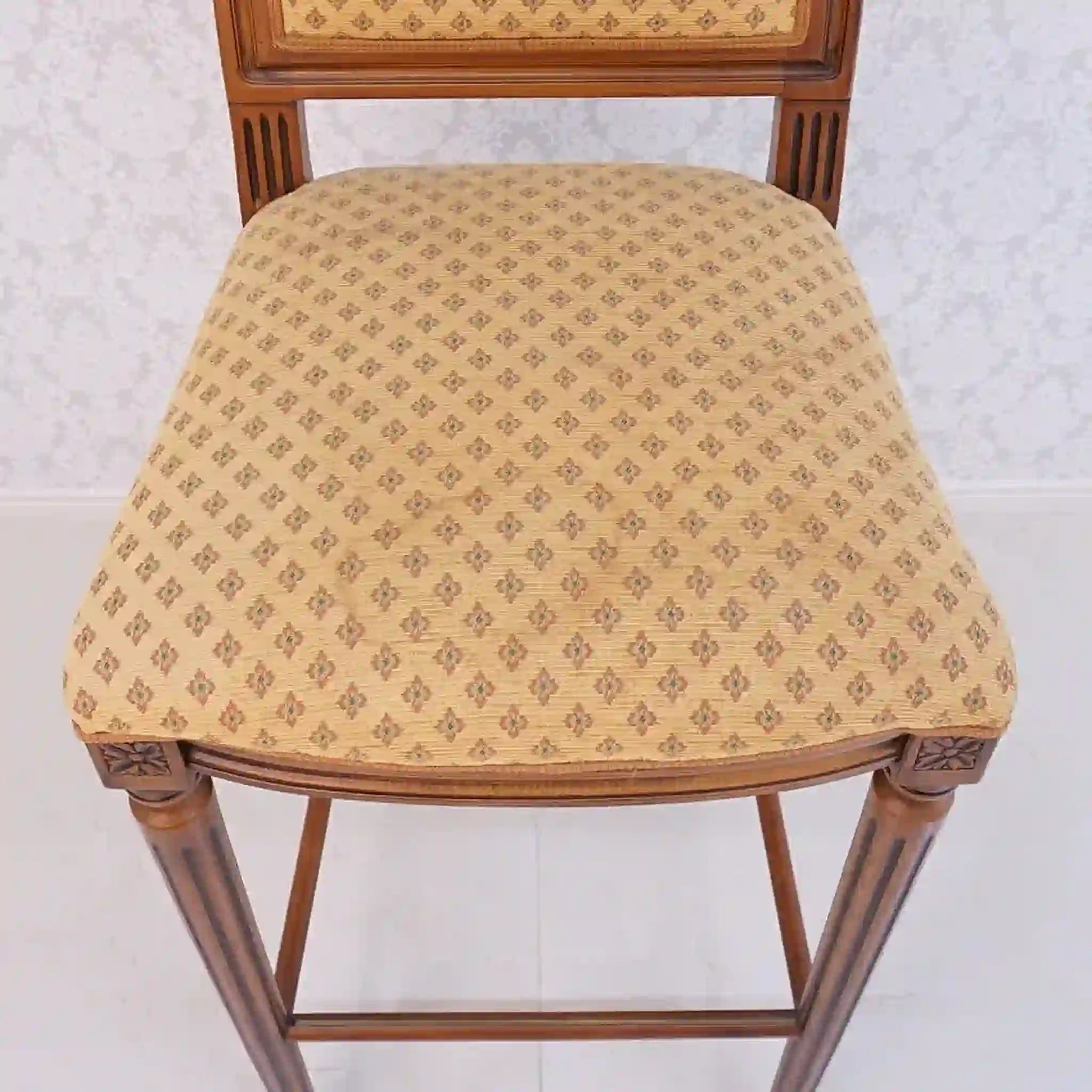 【アンティーク】 アンティーク調カウンターチェア /