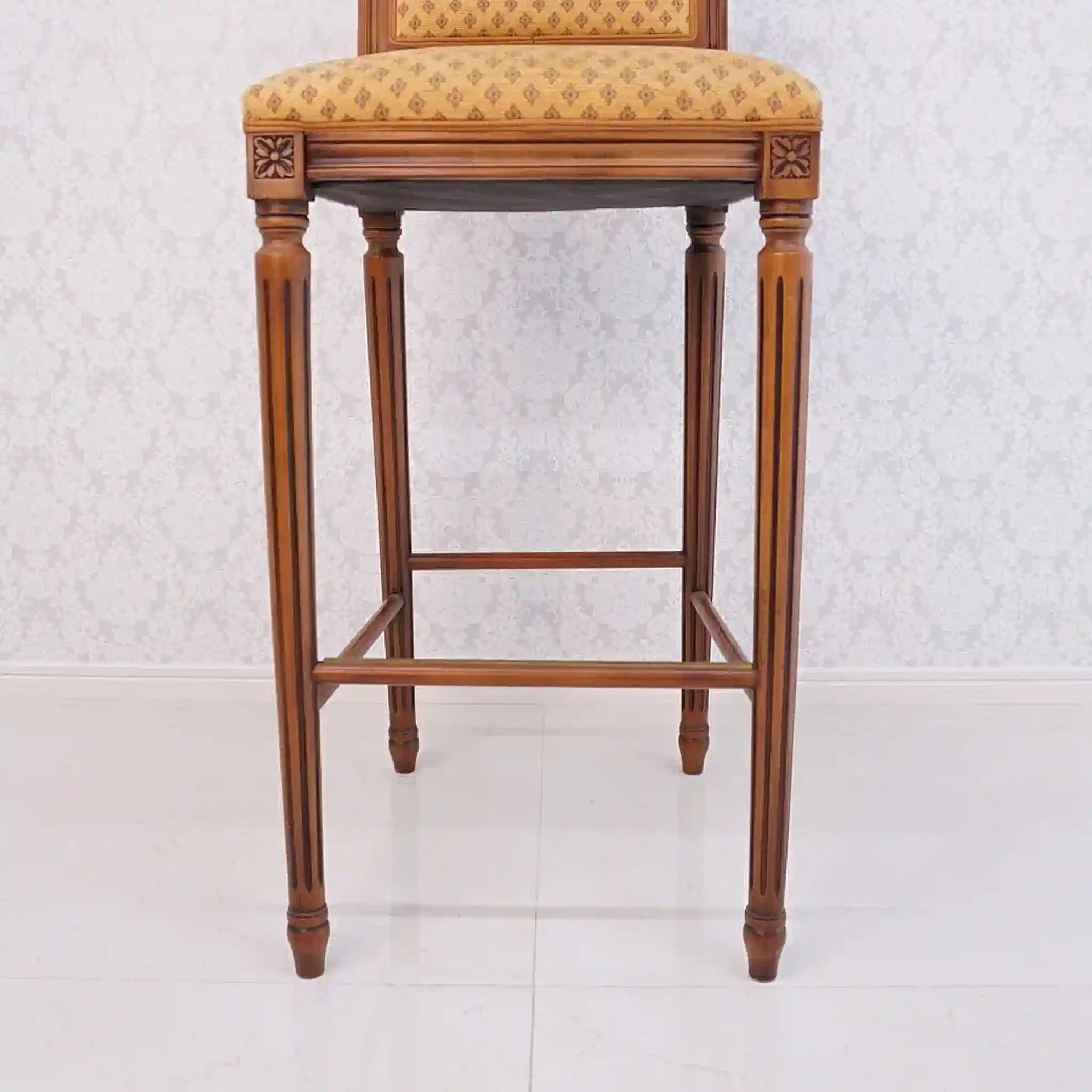 【アンティーク】 アンティーク調カウンターチェア /