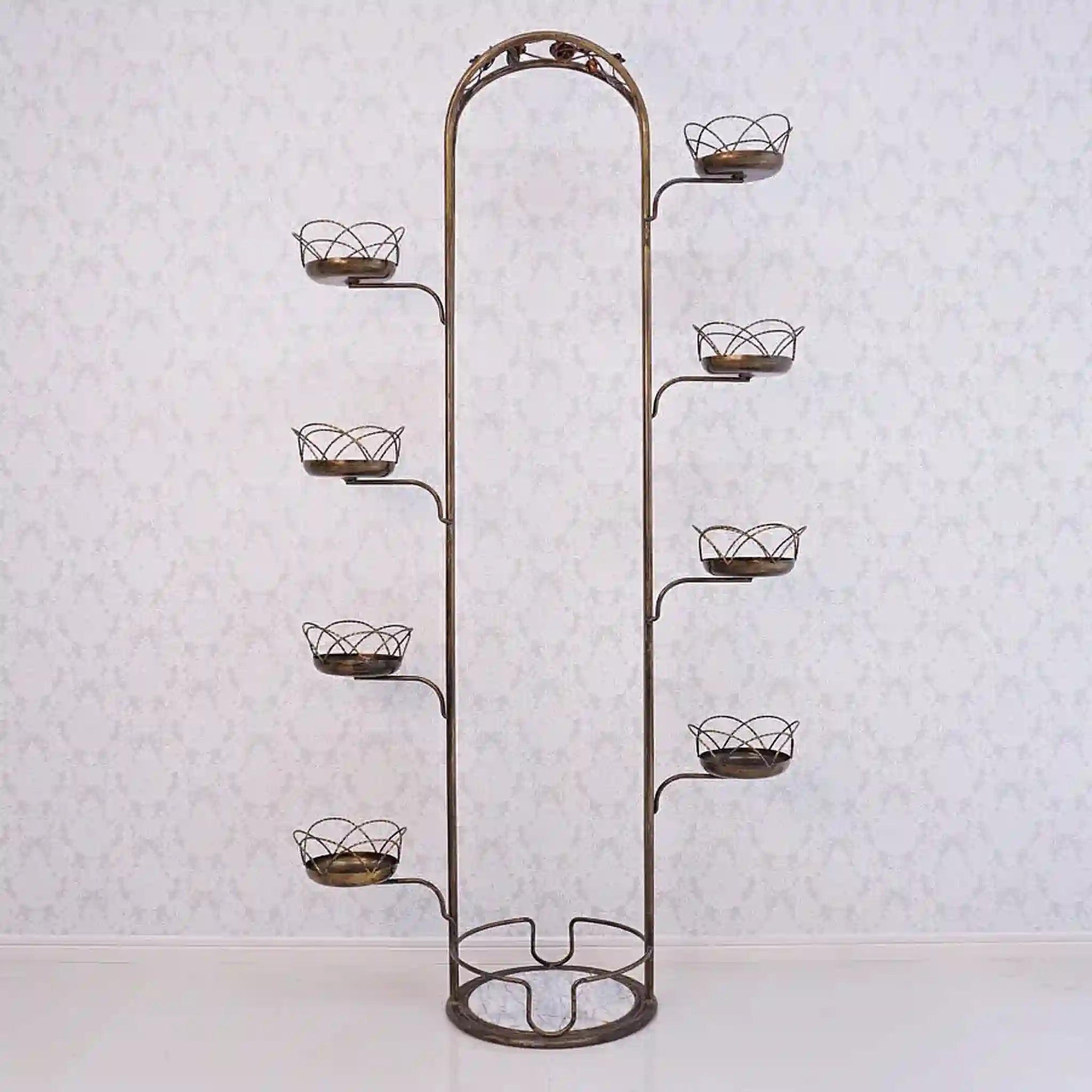 【アンティーク】 アイアンフラワースタンド /