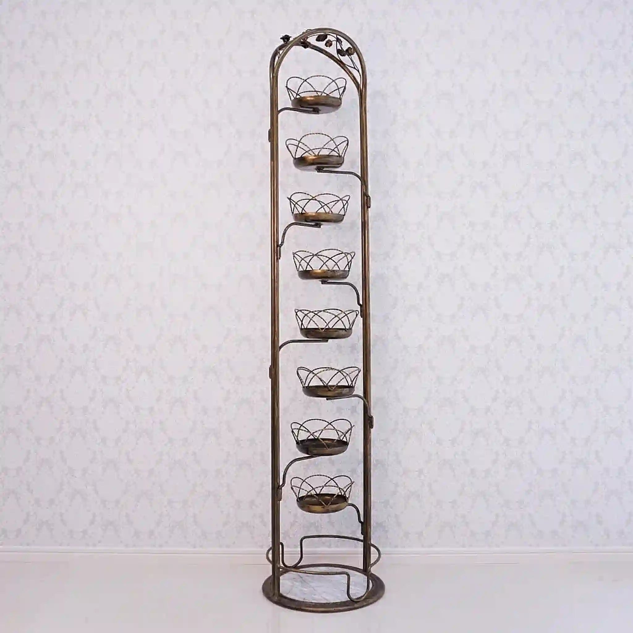 【アンティーク】 アイアンフラワースタンド /