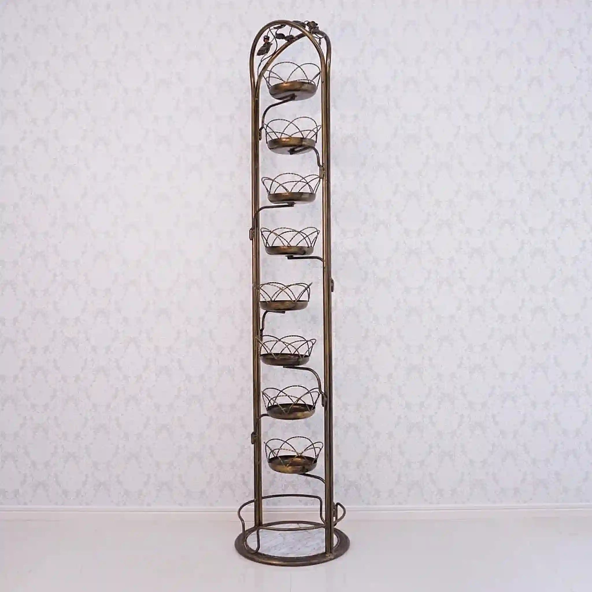 【アンティーク】 アイアンフラワースタンド /