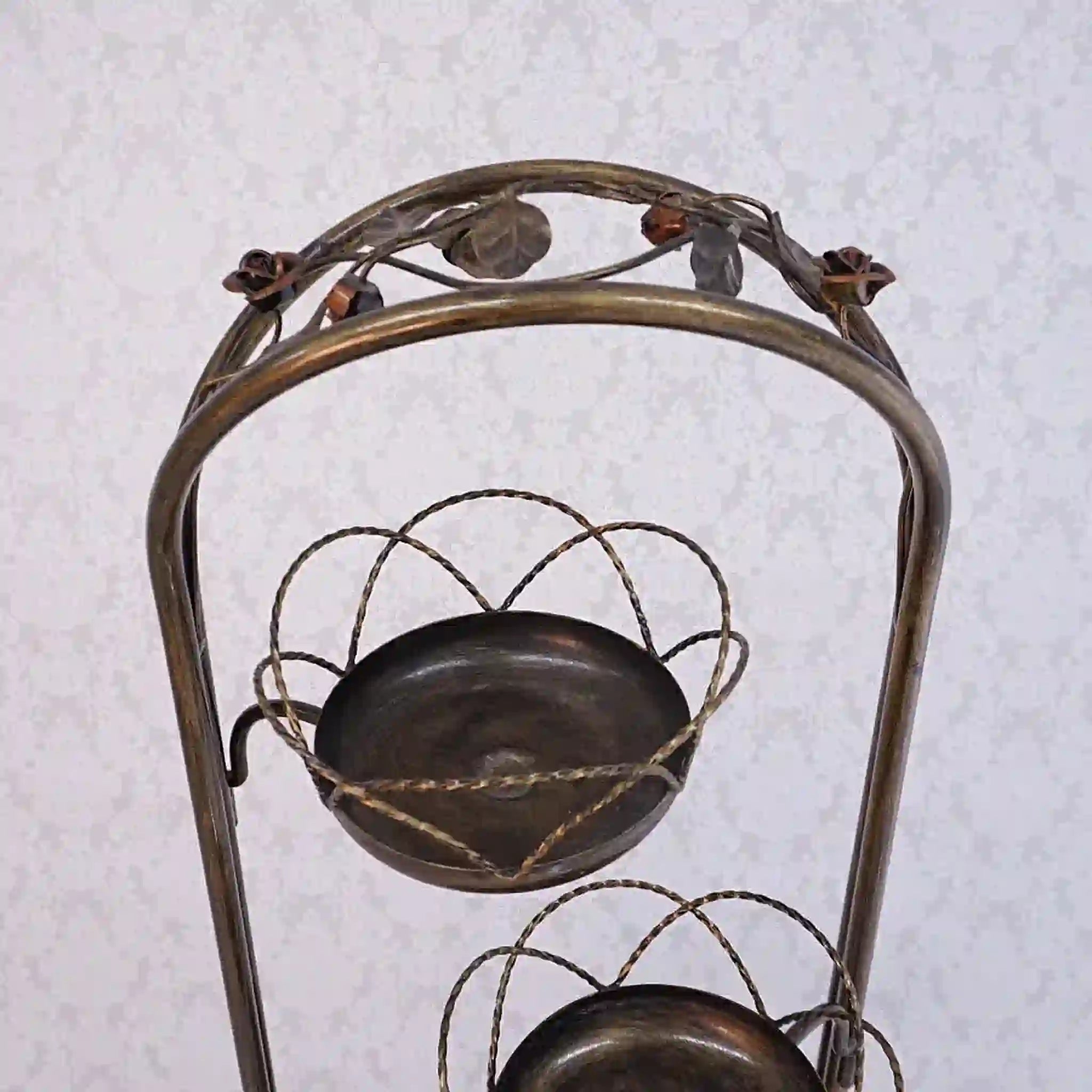 【アンティーク】 アイアンフラワースタンド /