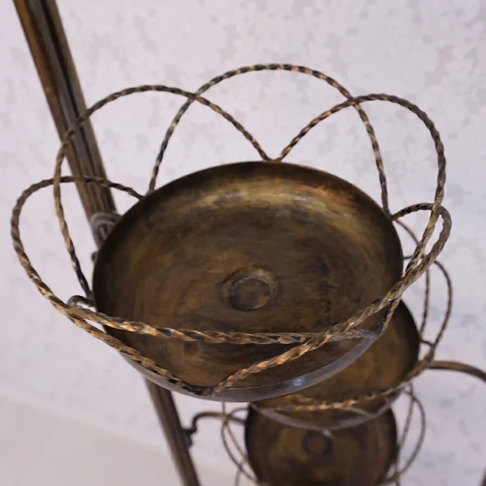 【アンティーク】 アイアンフラワースタンド /