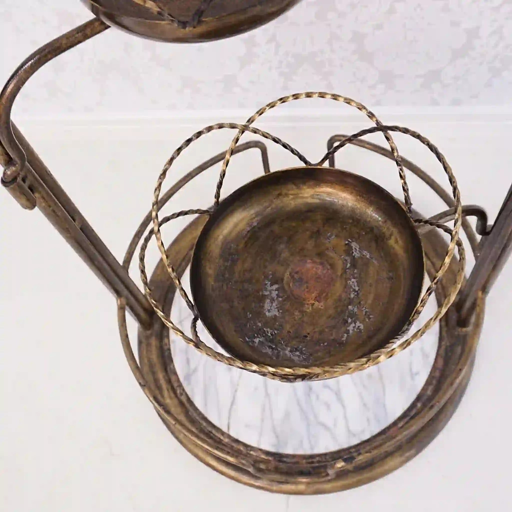 【アンティーク】 アイアンフラワースタンド /