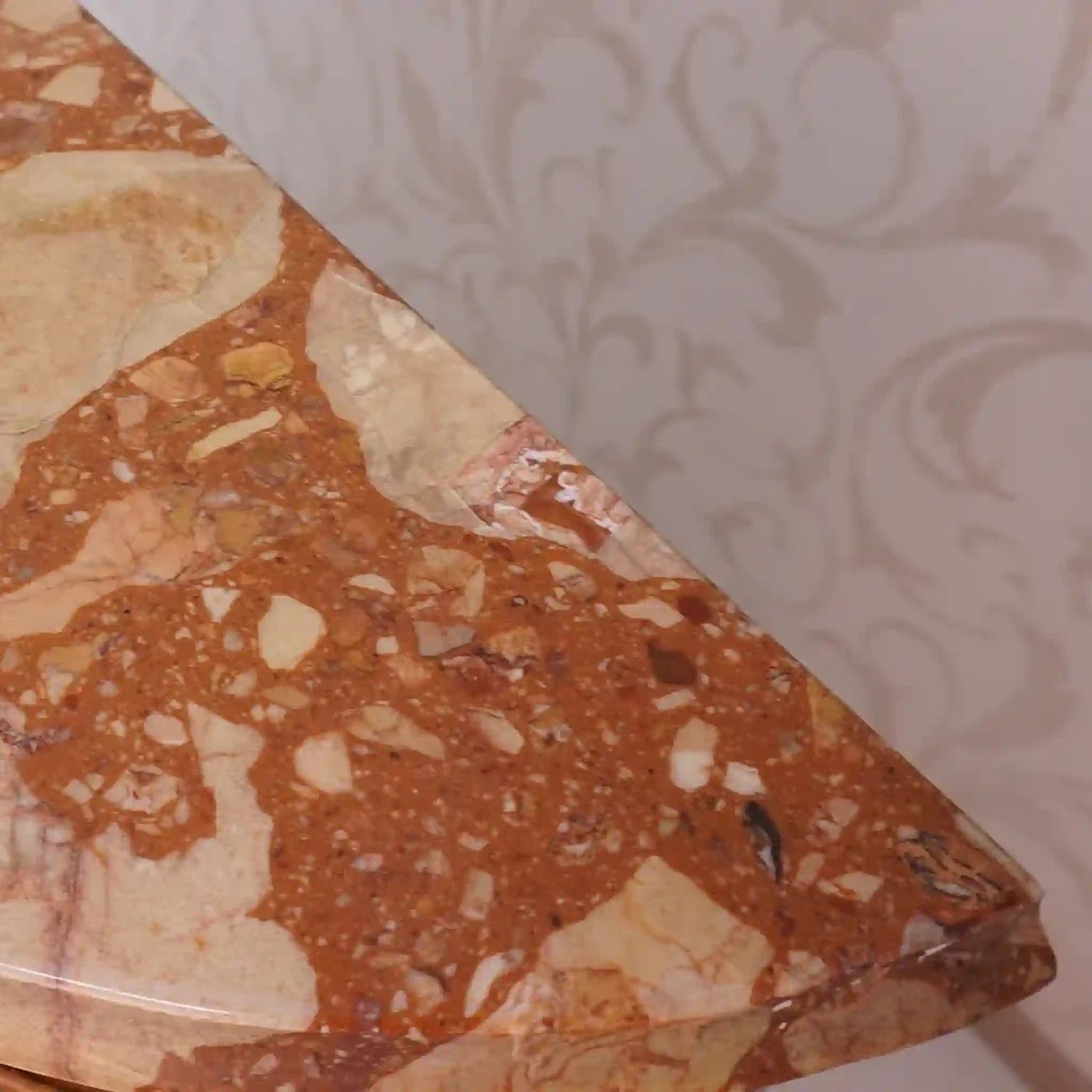 【アンティーク】 キャビネット /
/ マーブルトップ 象嵌(インレイ)