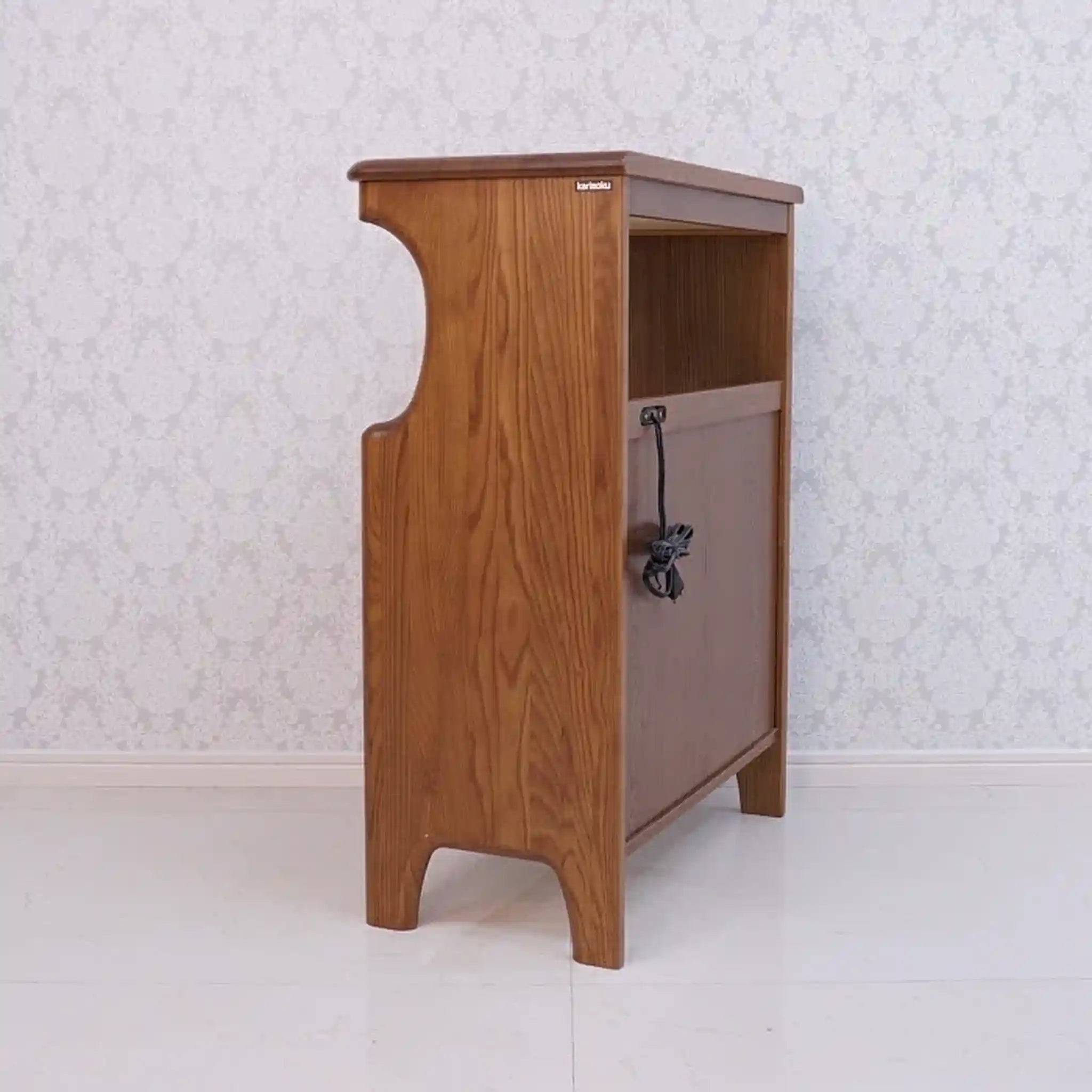 【リユース】 コンセント付き電話台 / カリモク家具 /