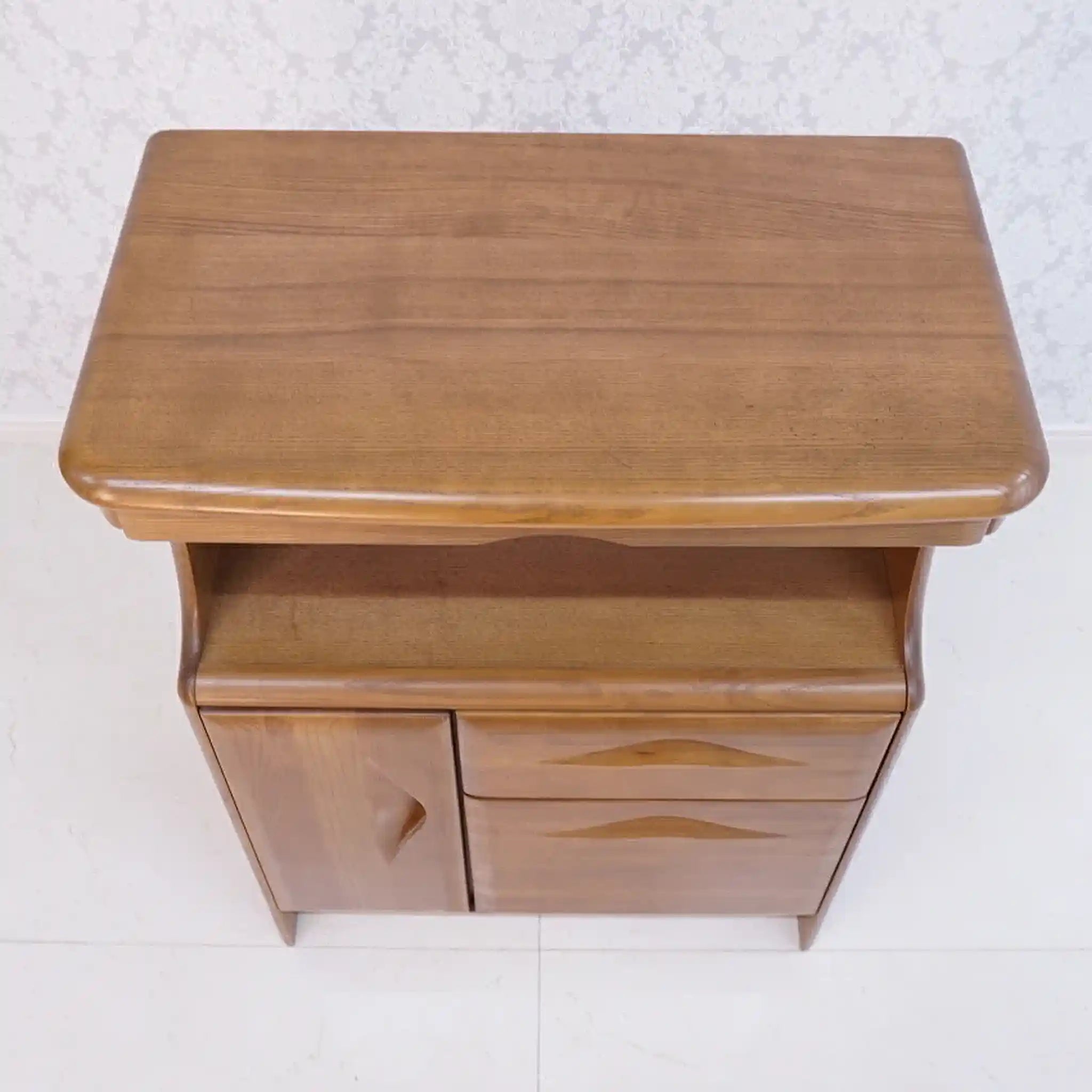 【リユース】 コンセント付き電話台 / カリモク家具 /