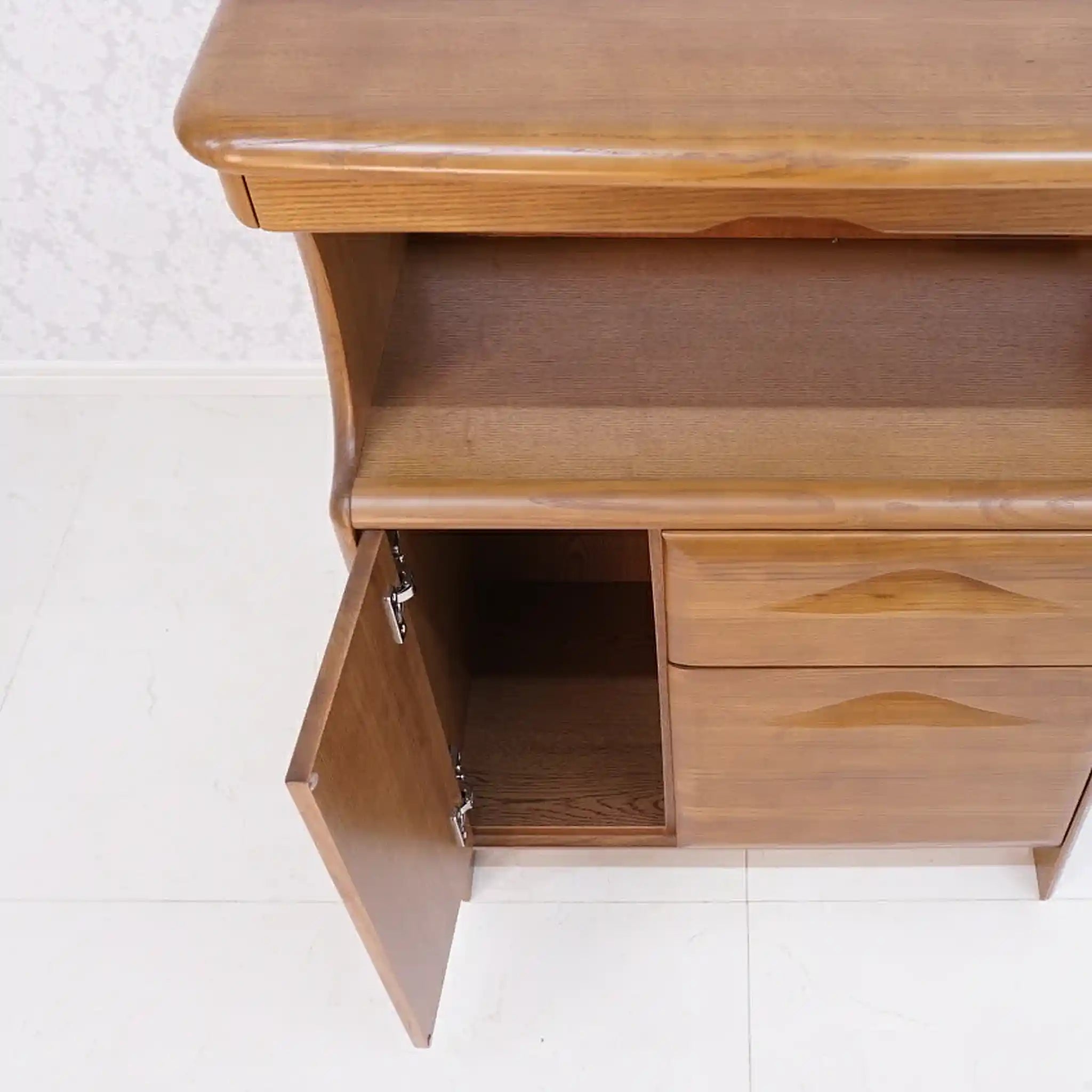 【リユース】 コンセント付き電話台 / カリモク家具 /