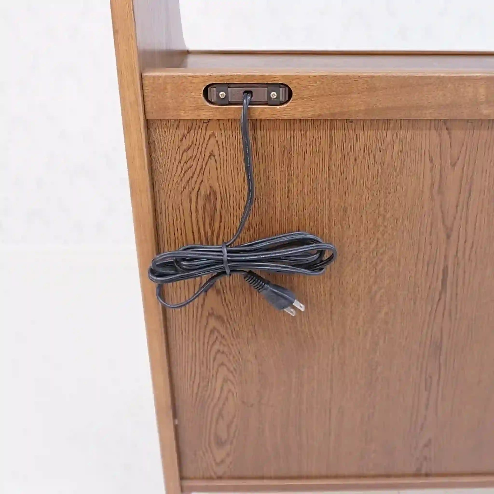 【リユース】 コンセント付き電話台 / カリモク家具 /