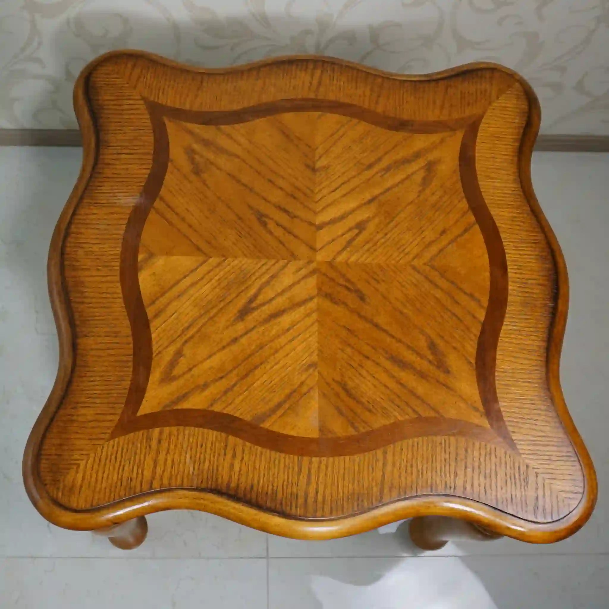 【アンティーク】 スクエアカフェテーブル /