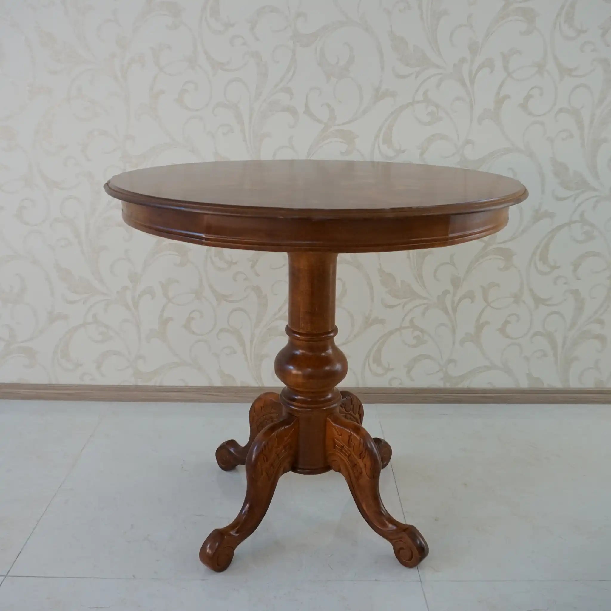 【アンティーク】 カフェテーブル /
/ イタリア / 象嵌(インレイ)