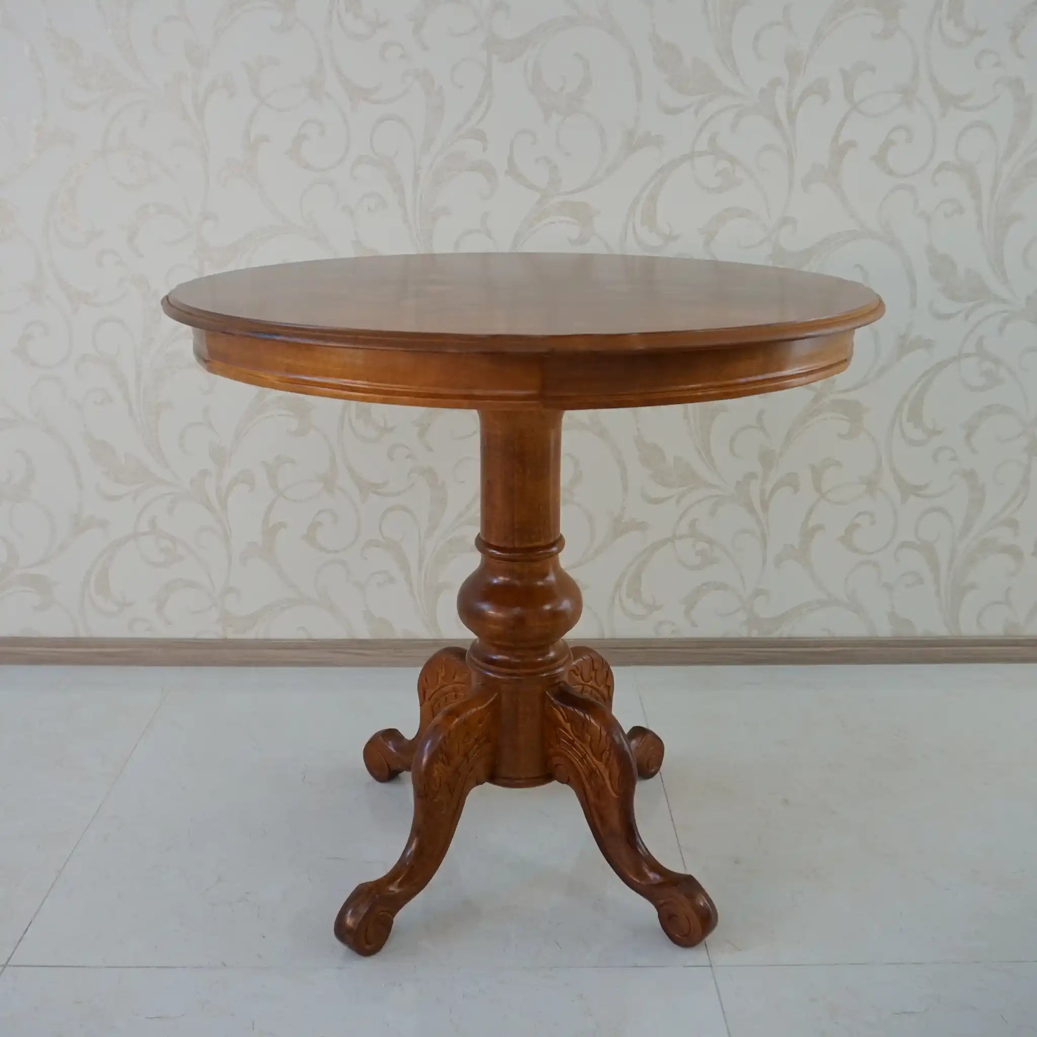 【アンティーク】 カフェテーブル /
/ イタリア / 象嵌(インレイ)