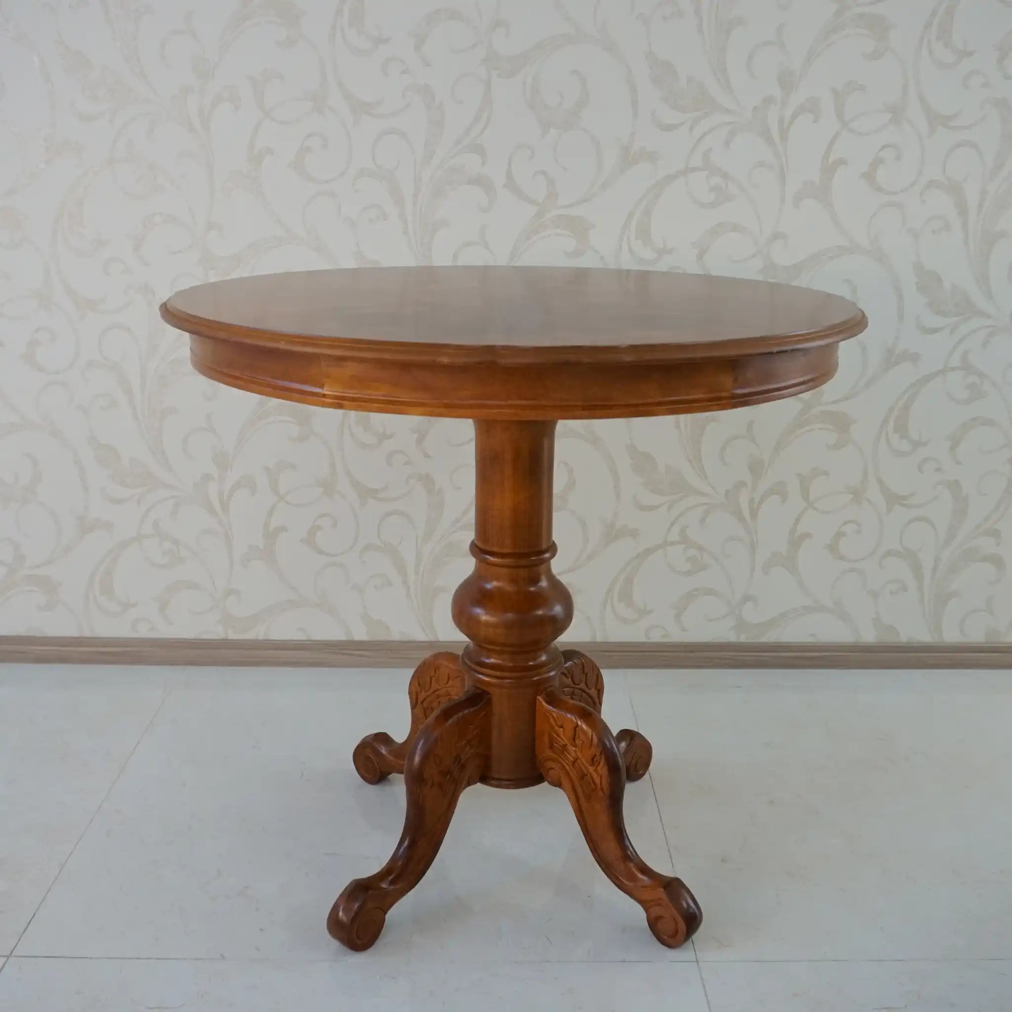 【アンティーク】 カフェテーブル /
/ イタリア / 象嵌(インレイ)