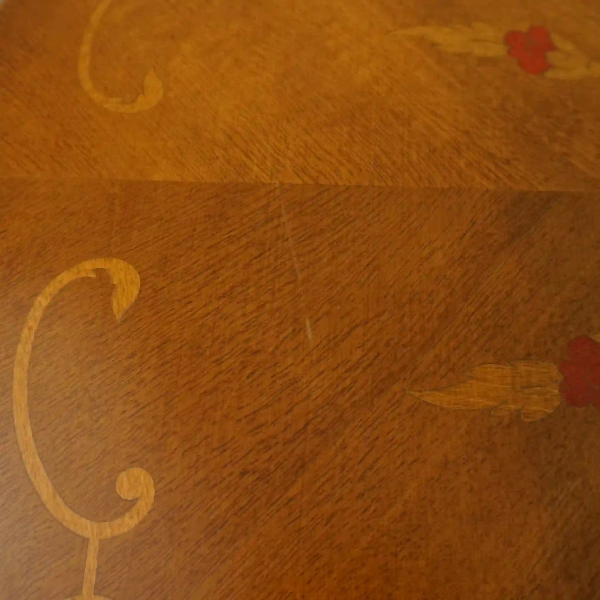 【アンティーク】 カフェテーブル /
/ イタリア / 象嵌(インレイ)