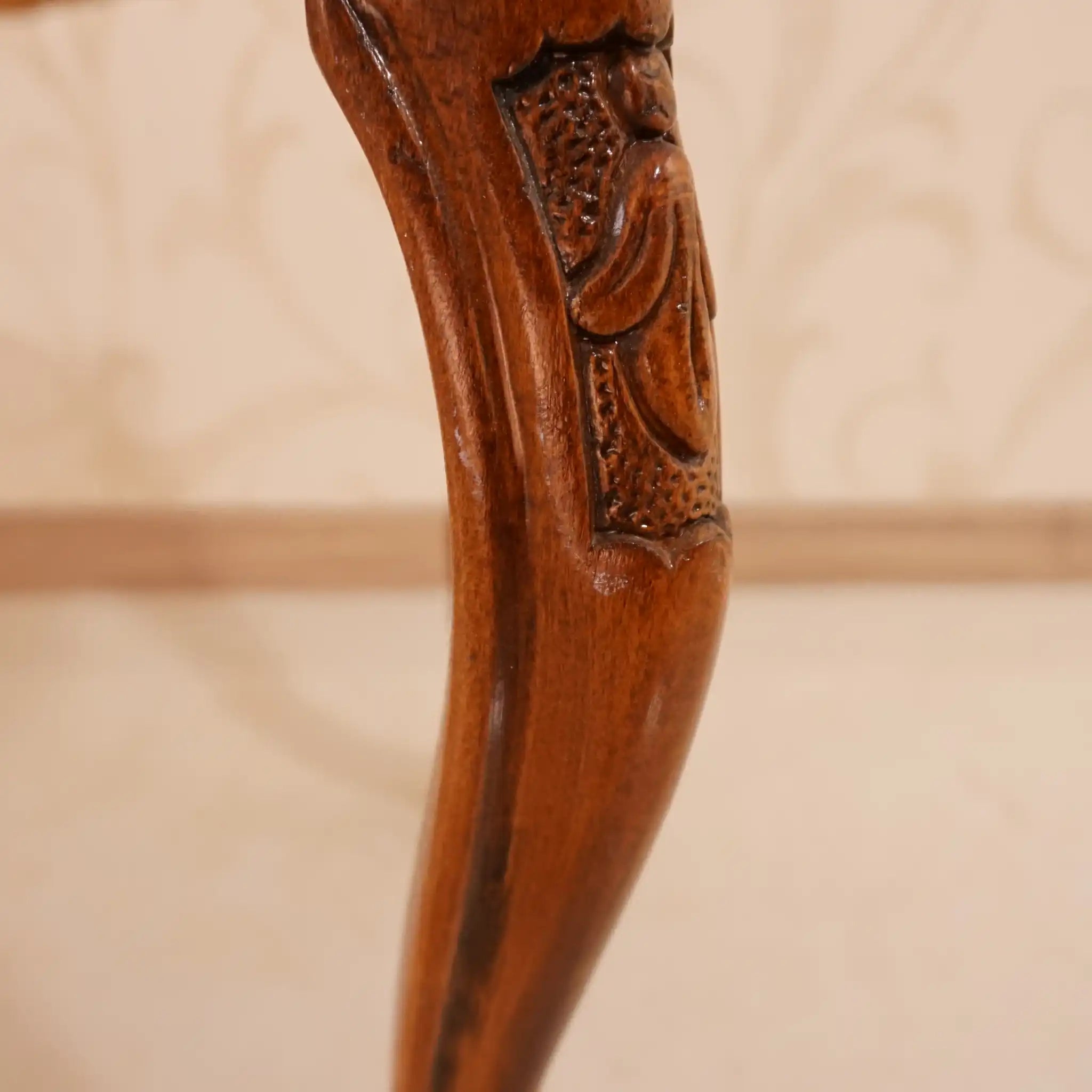 【アンティーク】フットスツール ストライプ