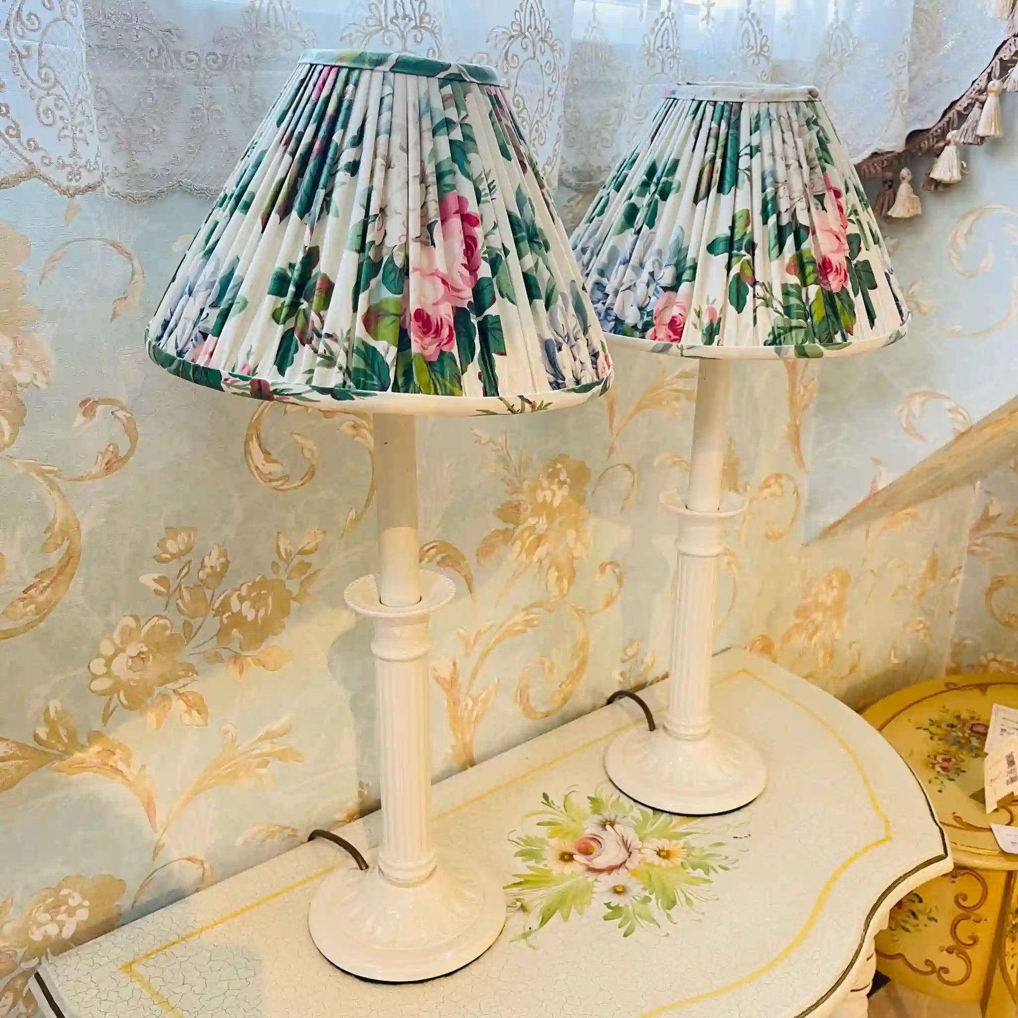 【アンティーク】 ランプ 2P