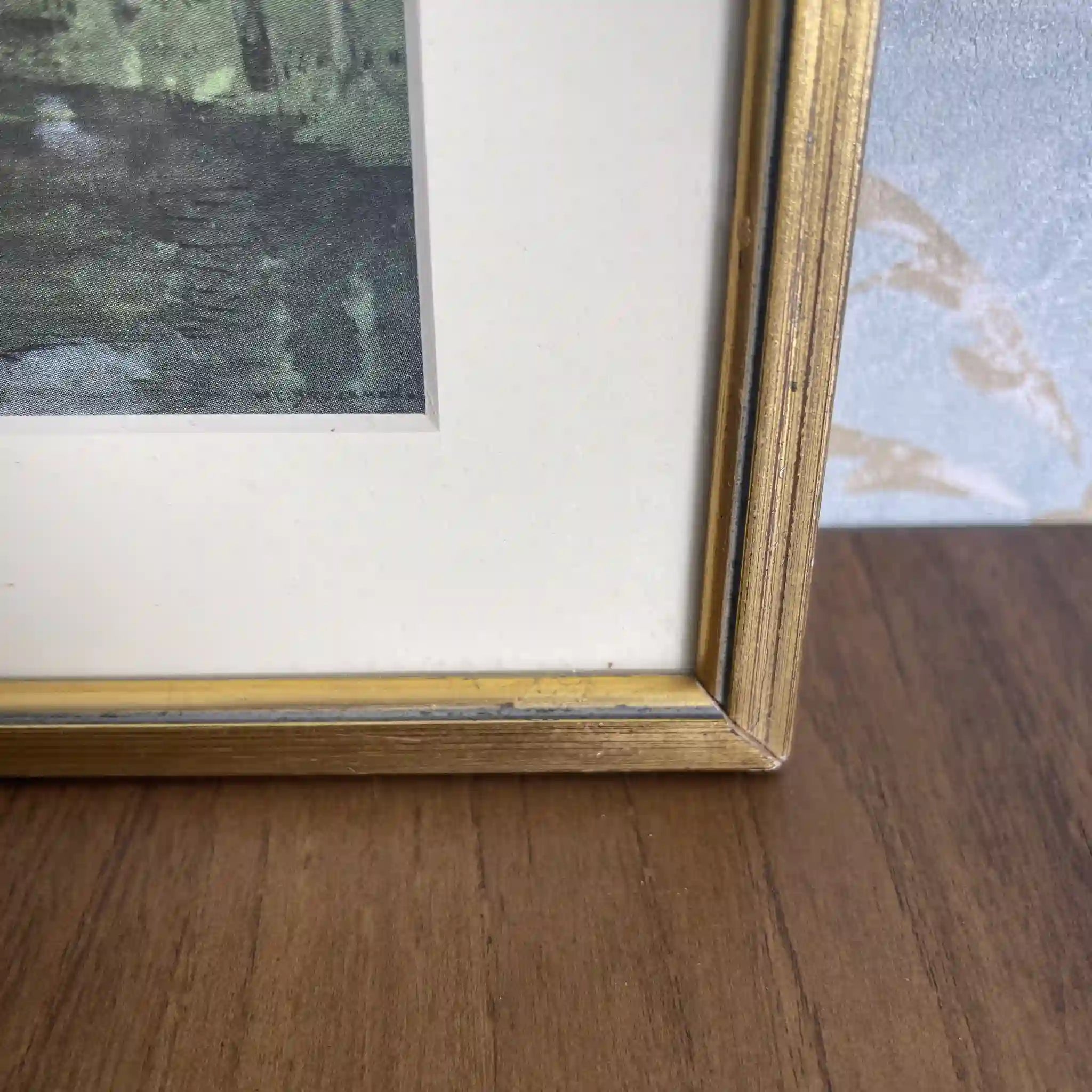 【复古】复制画/ w.l. BRUCKMAN /“Bruges / Porte Marechale”(布鲁日的马歇尔门)/ 20世纪初(推测)/纸/英国/ 爱德华迪恩框架