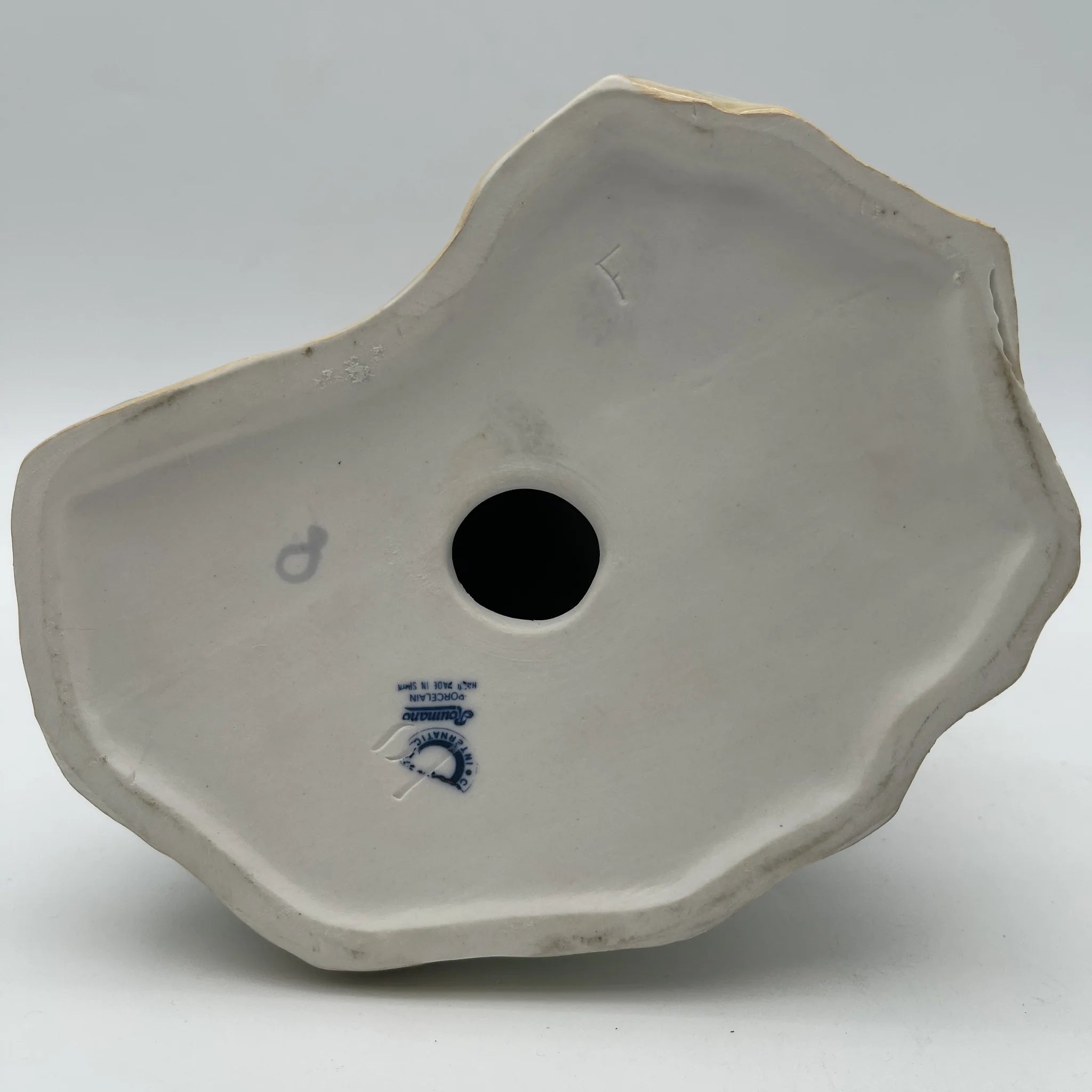【复古】公仔(陶瓷娃娃)/ Roumano(罗马诺)/推测1960-1980年代/瓷器/西班牙/抛光,柔和的颜色,手绘