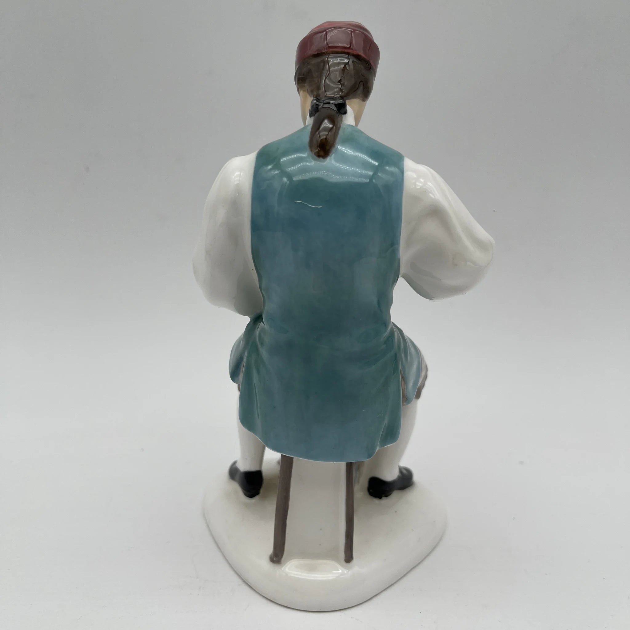 【复古】陶俑/ Royal Doulton / The Silversmith of Williamsburg /推测1960-1980年代 / Bone China /英国/手绘