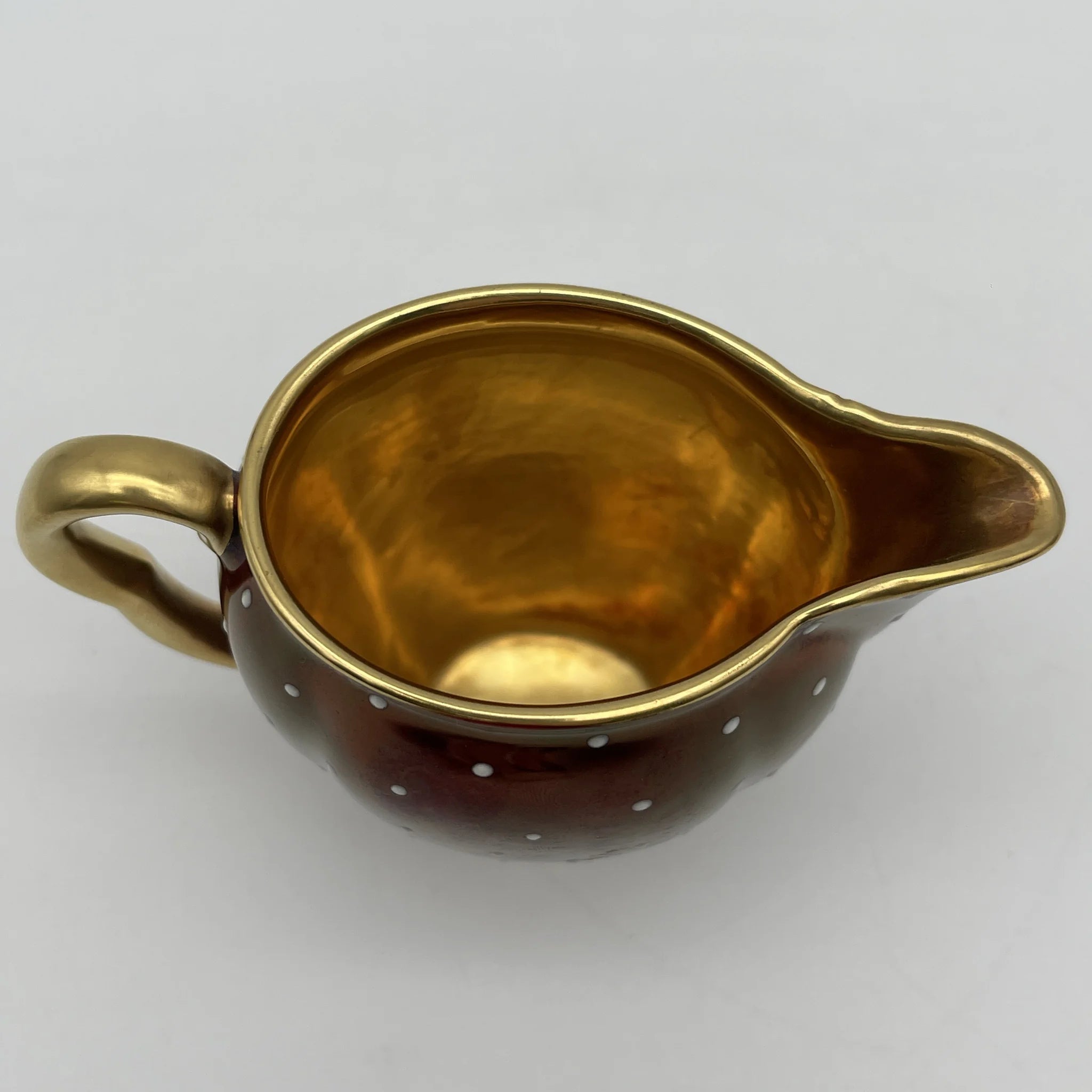【复古】茶壶2p +杯&碟子5p +碟子1p套/ Carlton Ware(卡尔顿Ware) / Rouge Royale /推测1930-1950年代/陶器 /英国/金彩,装饰艺术