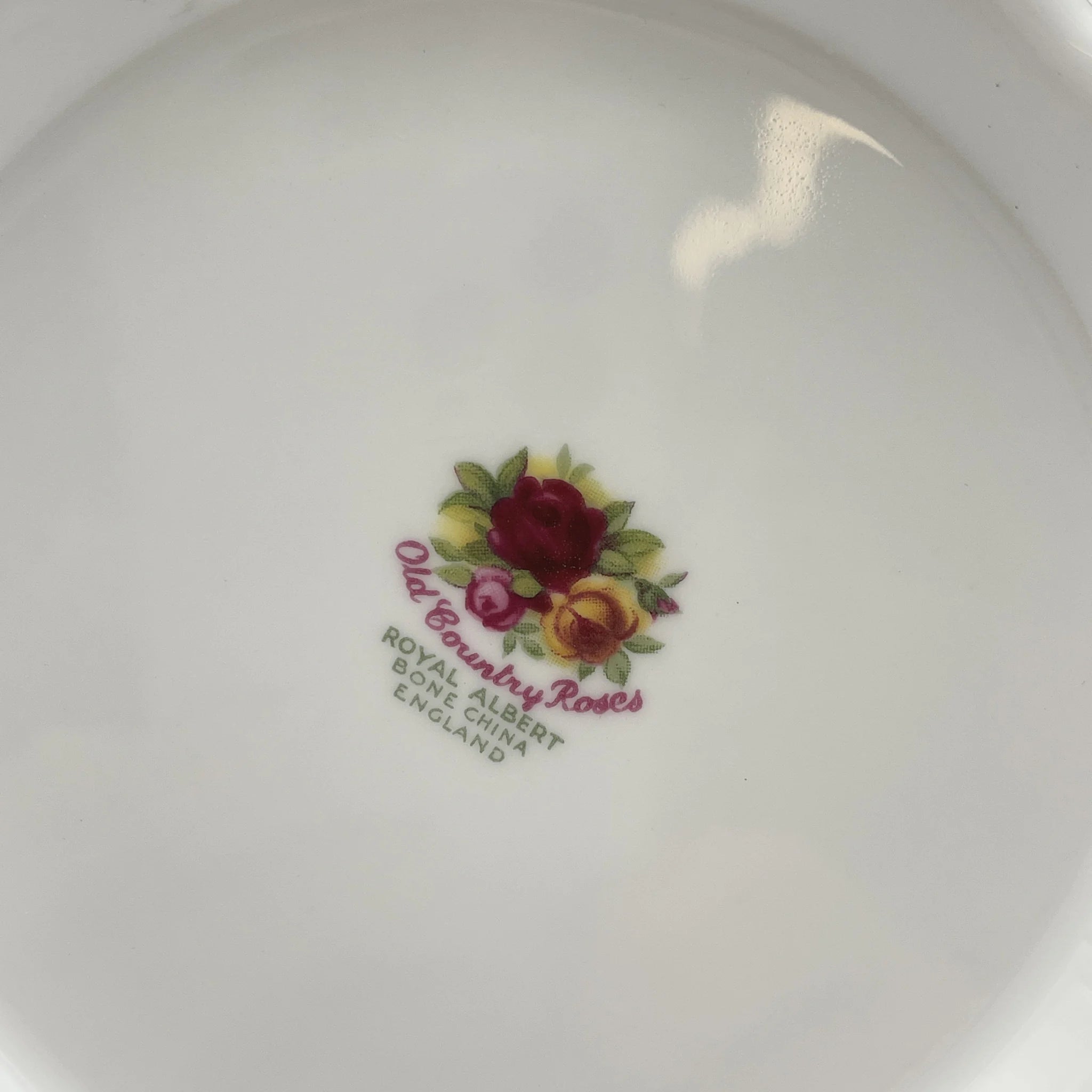 【复古】茶壶/ Royal Albert / Old Country Roses / 1962-1973年/ Bone China /英国/蒙特罗舍普, 植物艺术,金彩