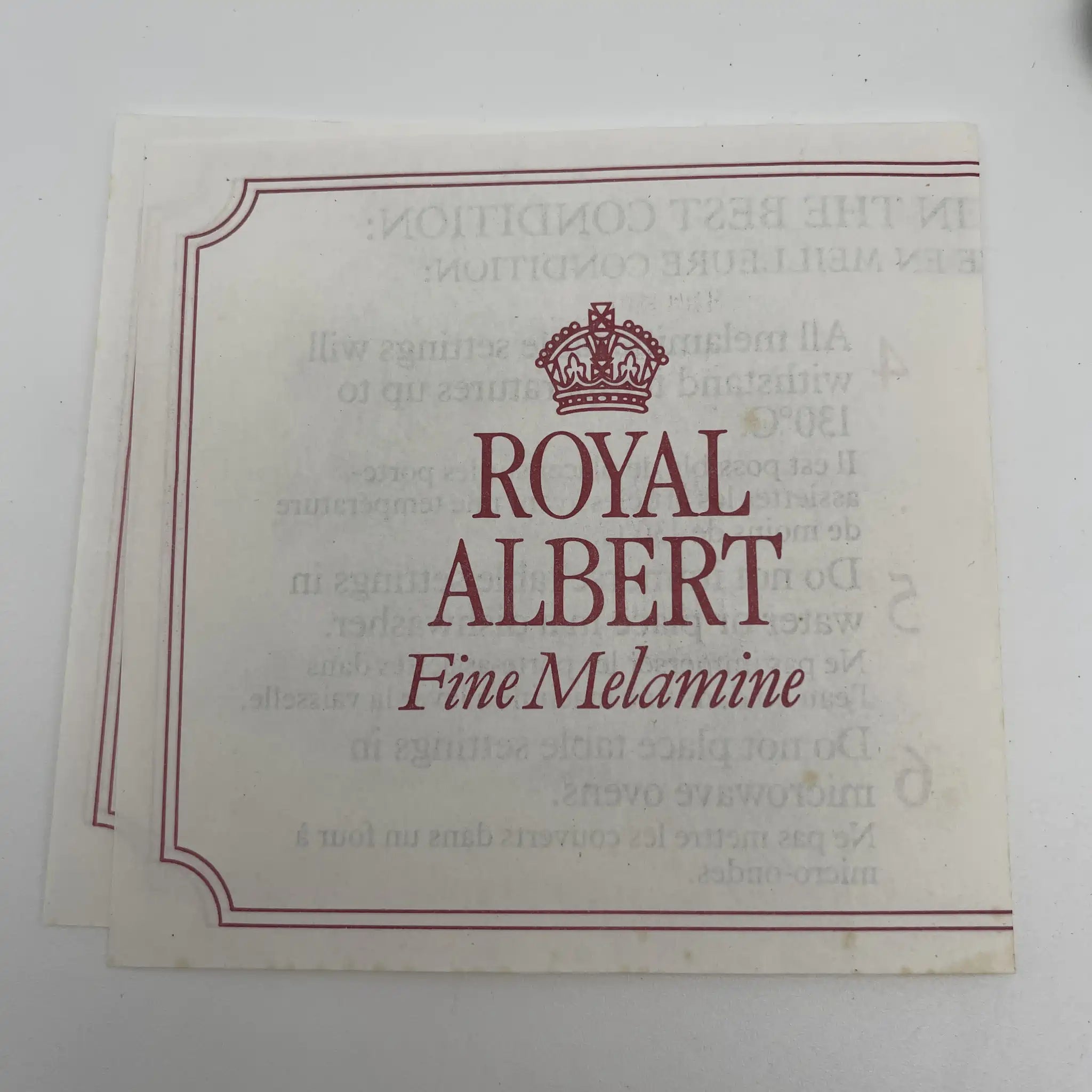 【复古】蓝垫6p / Royal Albert / Old Country Roses / 1970-1980年代/三聚氰胺/英国/英国花园, 植物学艺术