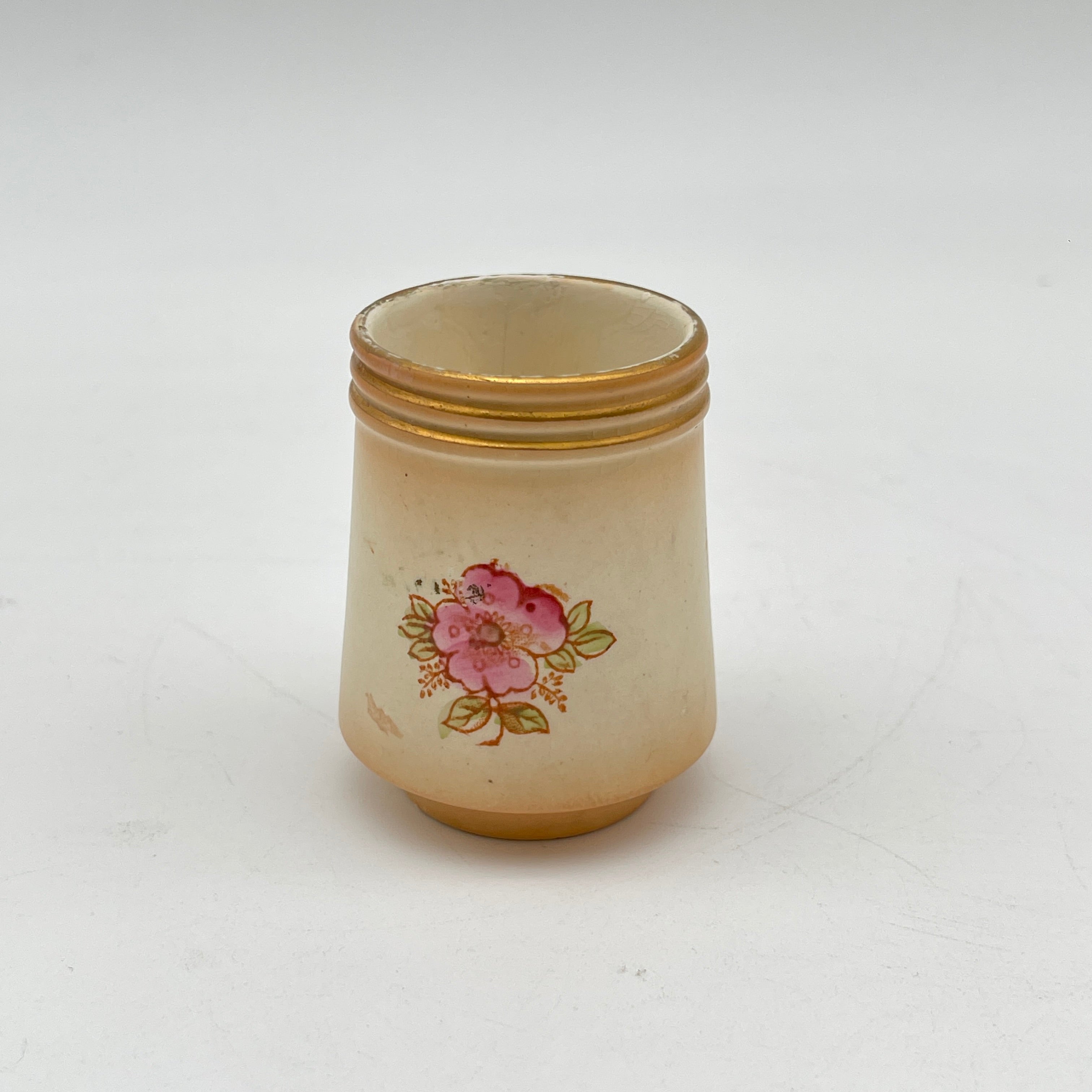 【古董】调味料盒3p / Crown Devon / 1910-1920年代(推测)/陶器/英国/糖移位机,盐摇床, 芥末壶