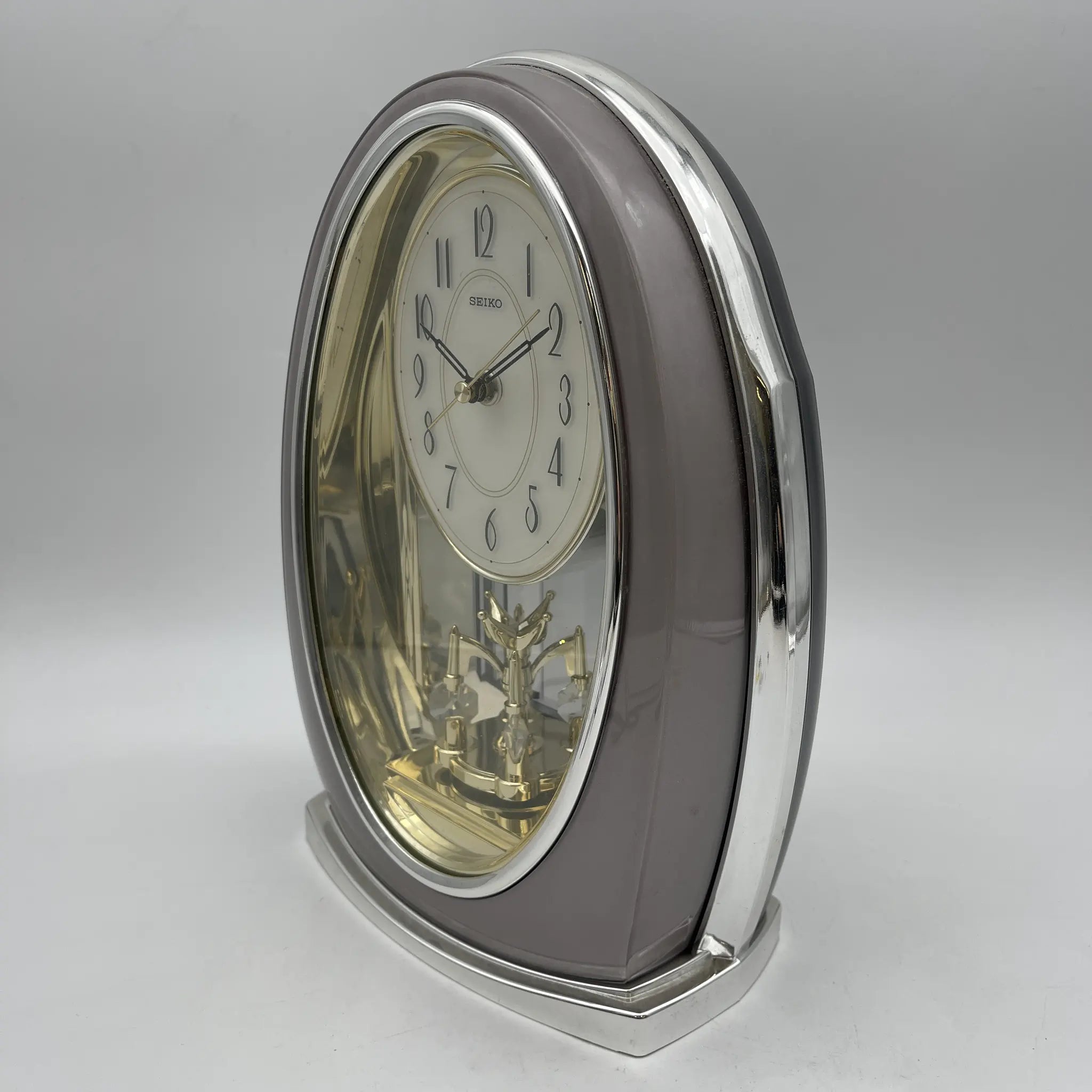 【リユース】 置き時計 / SEIKO (セイコー) / BY420S / 2000-2010年代 / プラスチック / 日本 / 回転飾り付