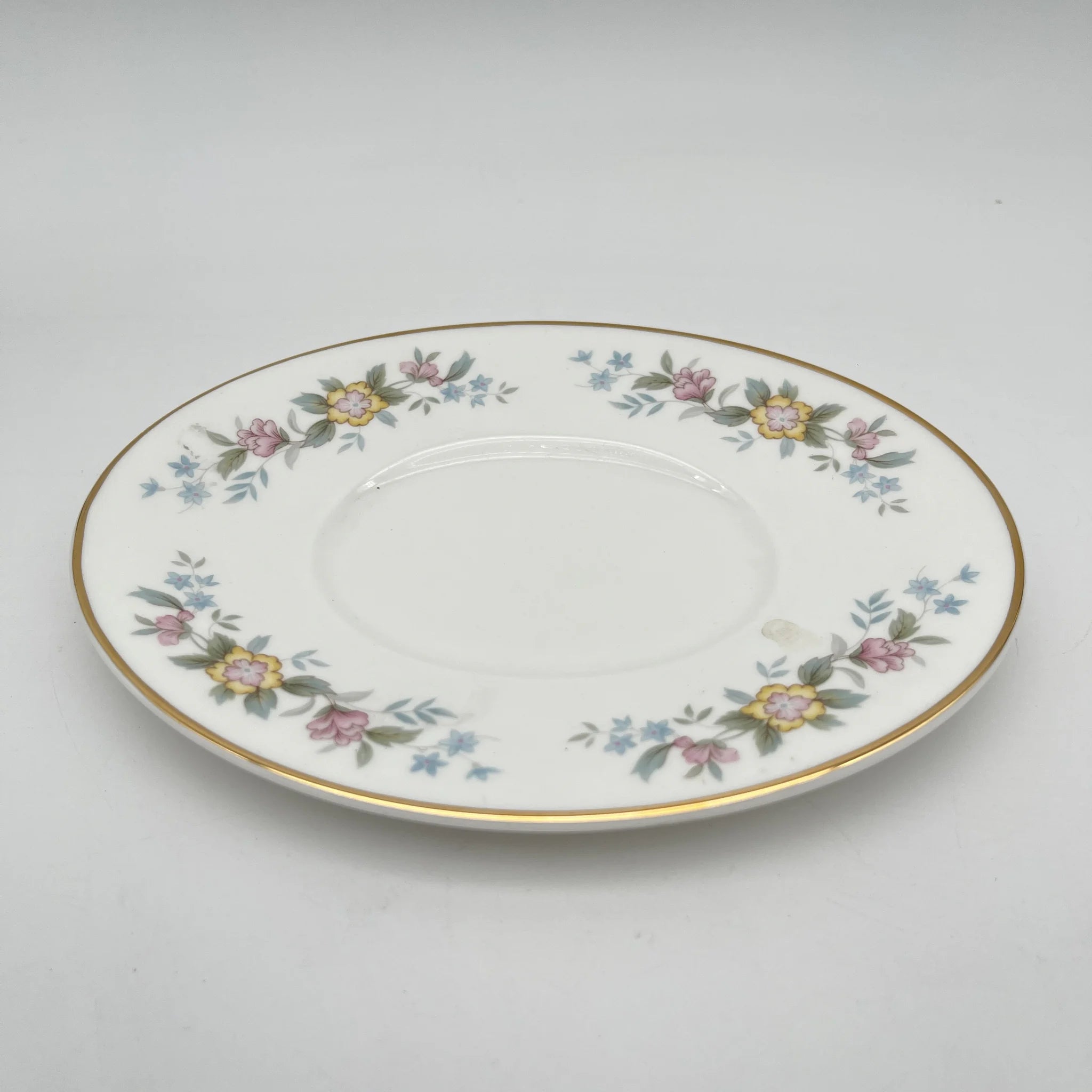 【复古】灰船(索西耶/索西耶船)&索西耶/ Mayfair / 1950-1980年代(推测)/ Fine Bone China /英国 /小花图案,柔和色调,金彩