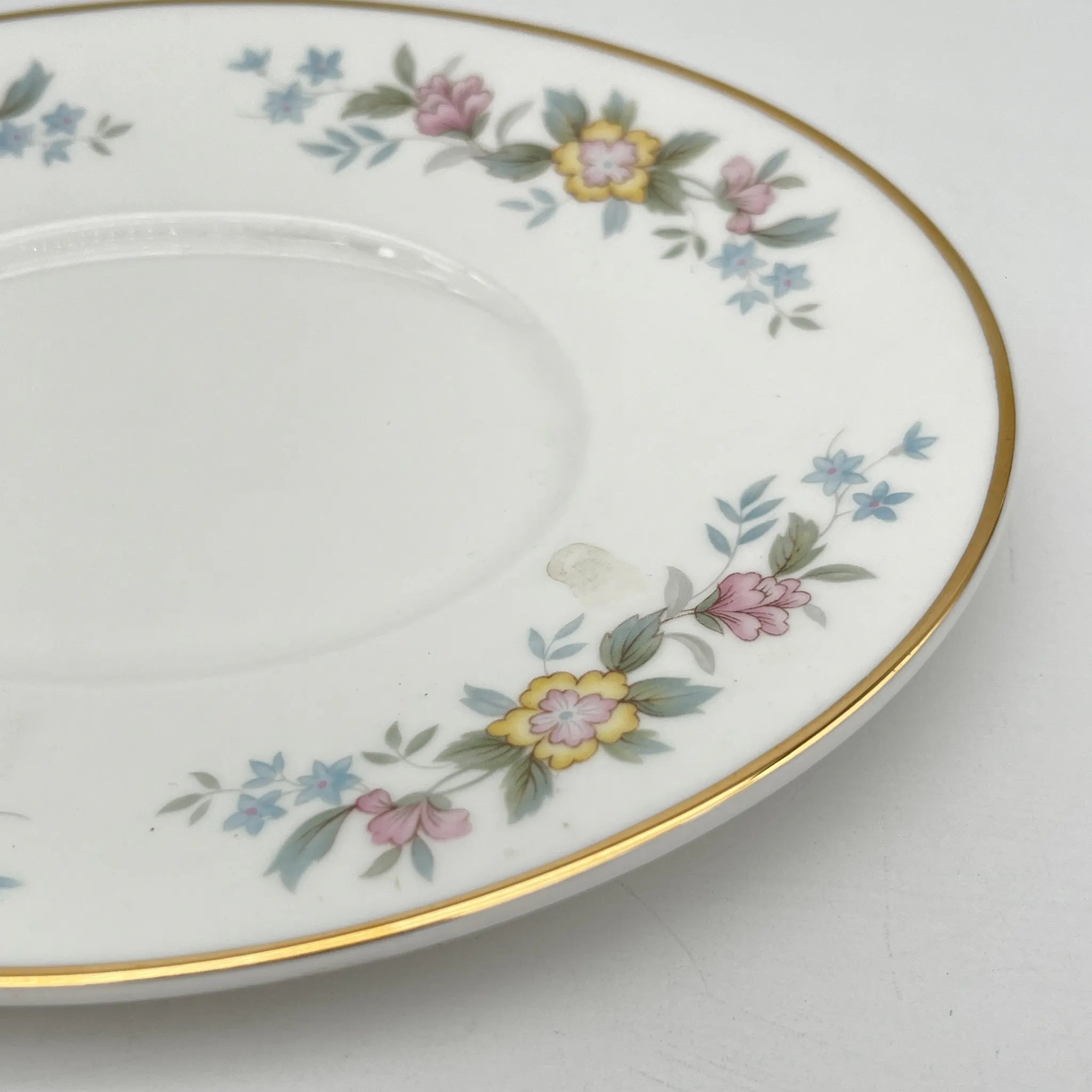 【复古】灰船(索西耶/索西耶船)&索西耶/ Mayfair / 1950-1980年代(推测)/ Fine Bone China /英国 /小花图案,柔和色调,金彩