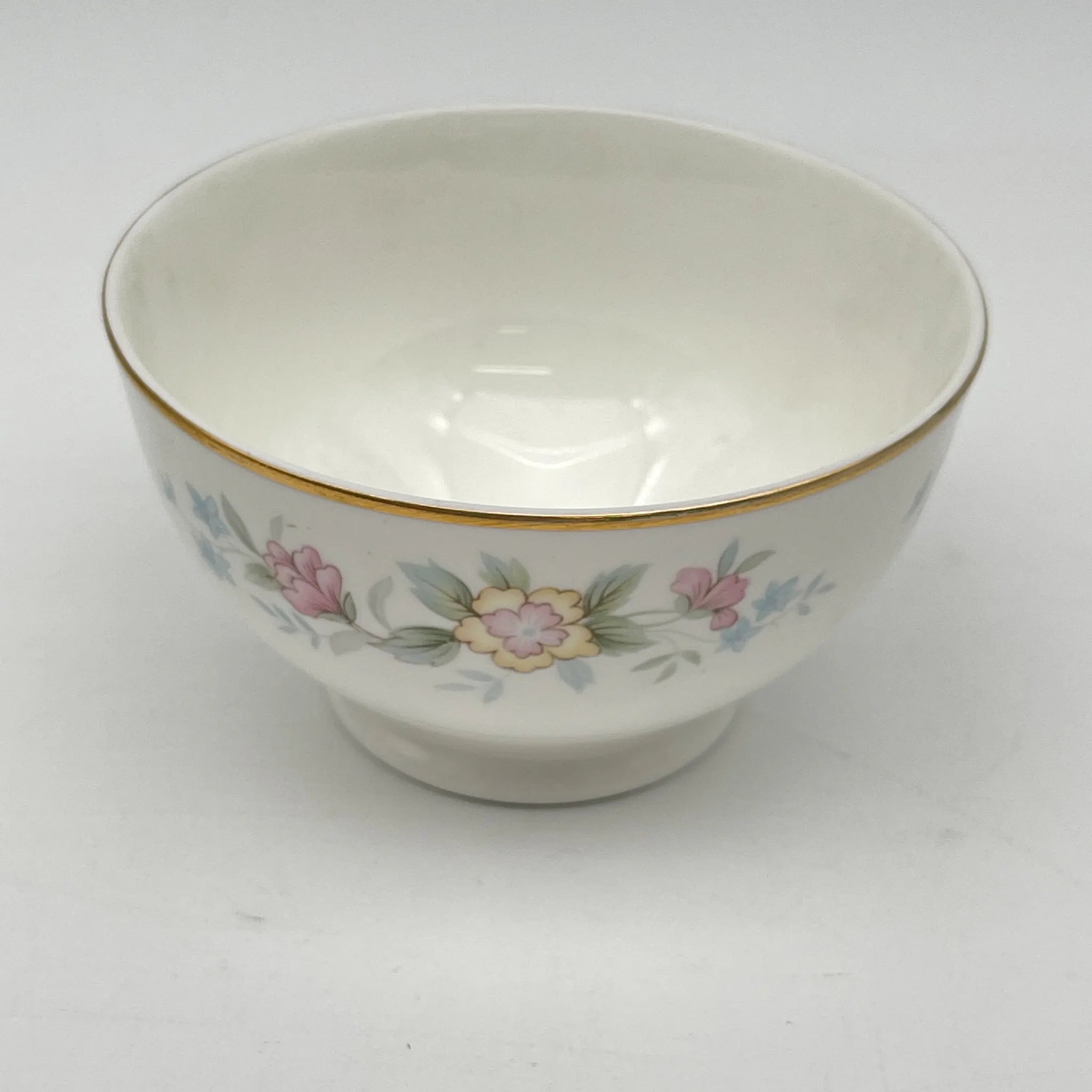 【复古】咖啡杯/ Mayfair (Mayfair) / 1950-1980年代(推测)/ Fine Bone China /英国/小花图案,柔和色调,金彩