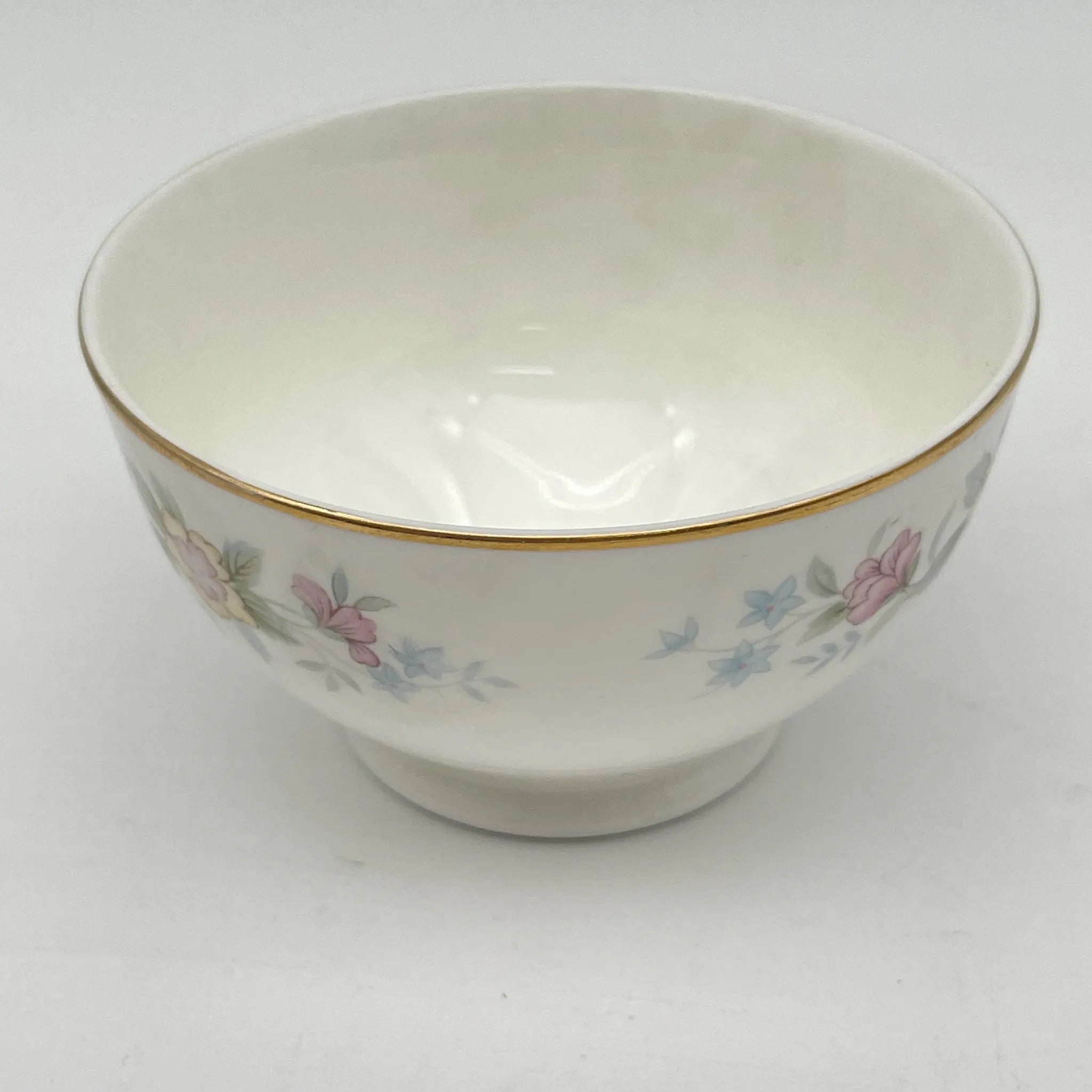 【复古】咖啡杯/ Mayfair (Mayfair) / 1950-1980年代(推测)/ Fine Bone China /英国/小花图案,柔和色调,金彩