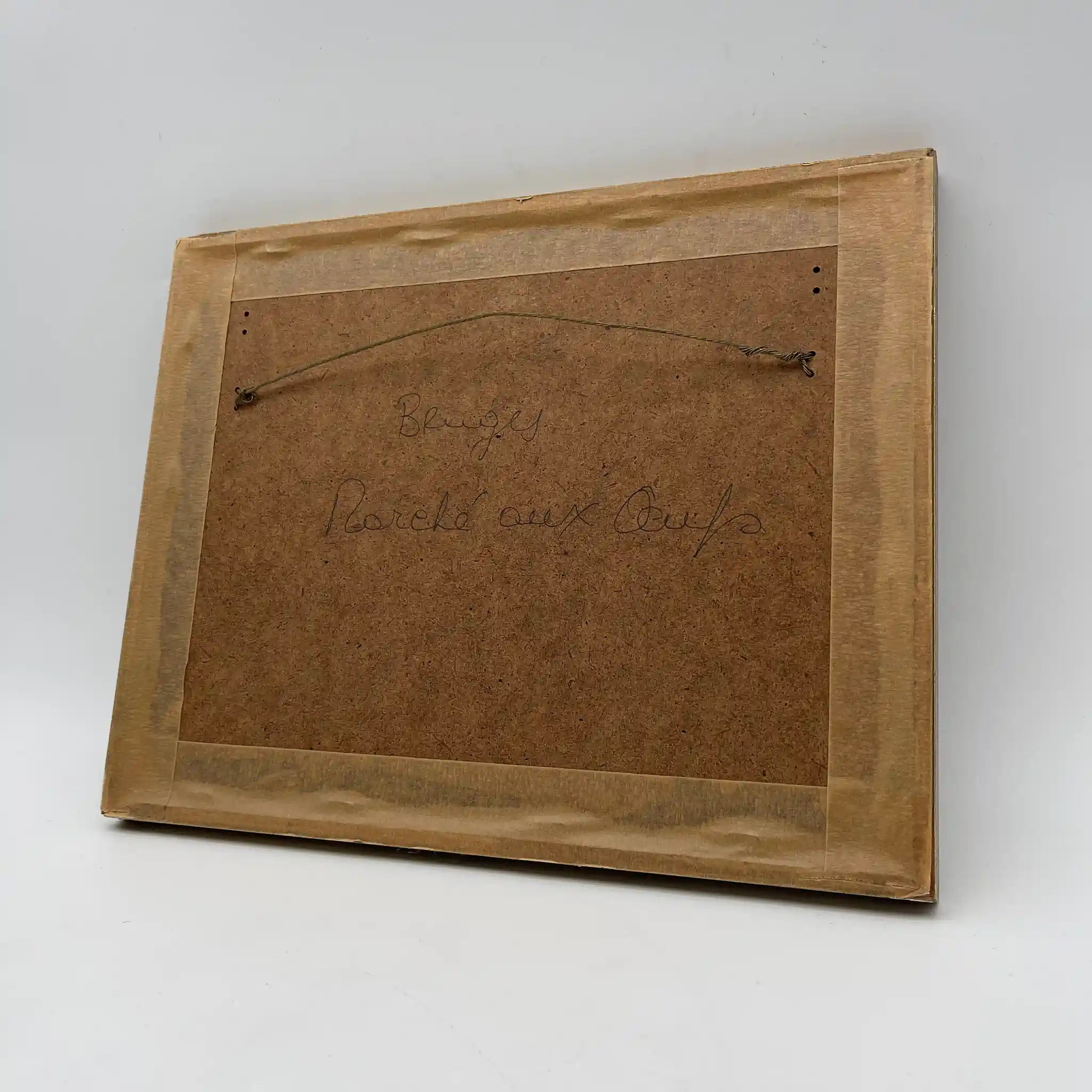【复古】复制品/ w.l. BRUCKMAN /“Bruges/ Marche aux Oeufs”/估计20c初/纸/英国/胶印, 爱德华迪恩框架