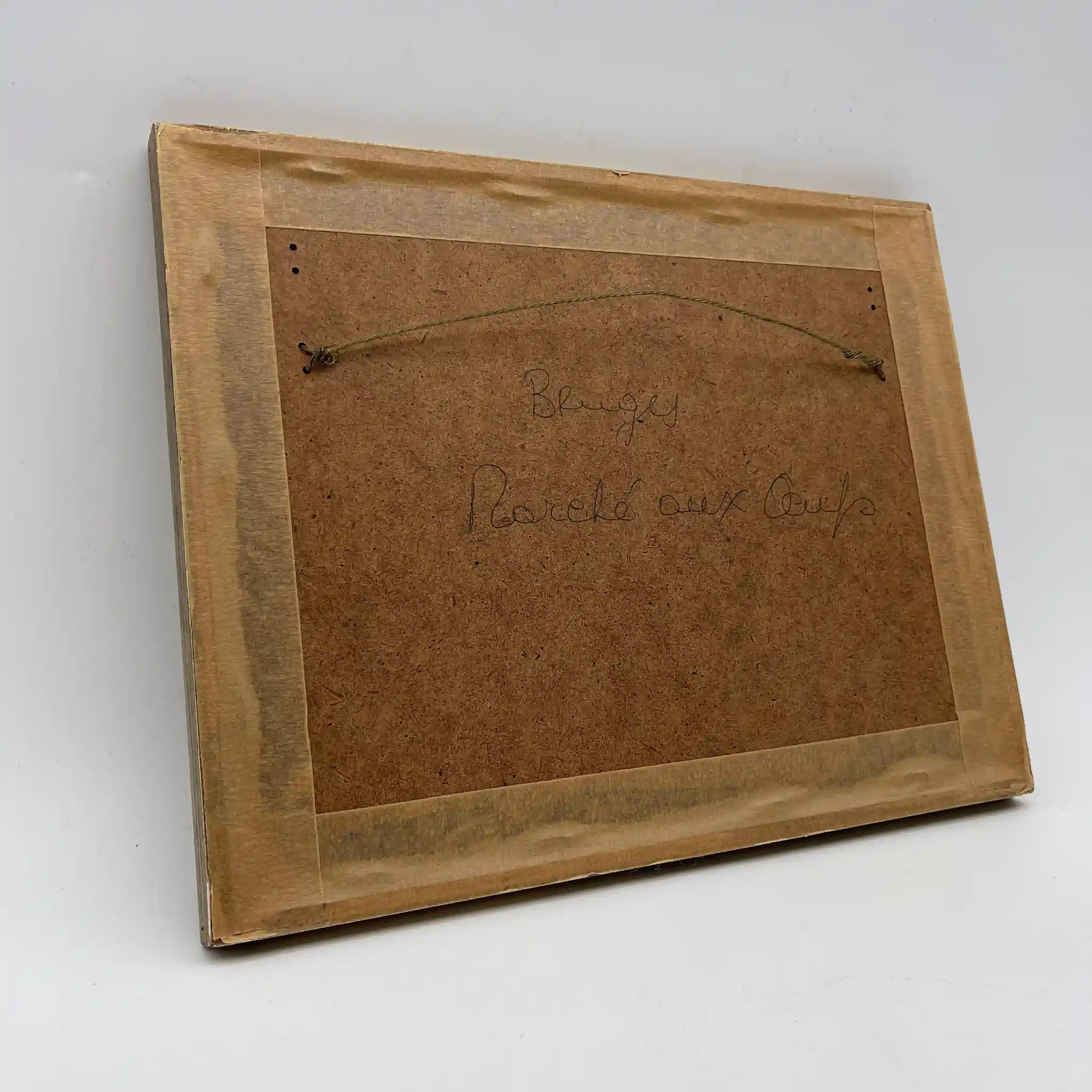 【复古】复制品/ w.l. BRUCKMAN /“Bruges/ Marche aux Oeufs”/估计20c初/纸/英国/胶印, 爱德华迪恩框架
