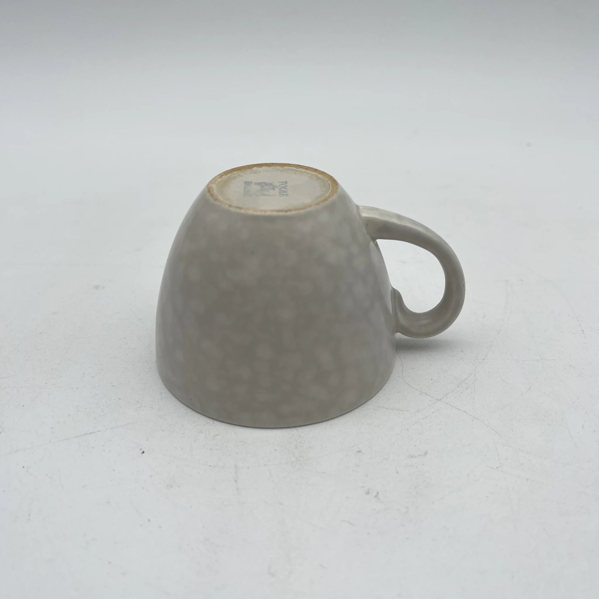 【葡萄酒】茶壶+杯子&碟子3p套装/ Poole Pottery(泳池壶)/ Twintone / Ice Green & Seagull / 1950-1960年代(估计)/陶器/英国/双色,斑点图案,海鸥蛋
