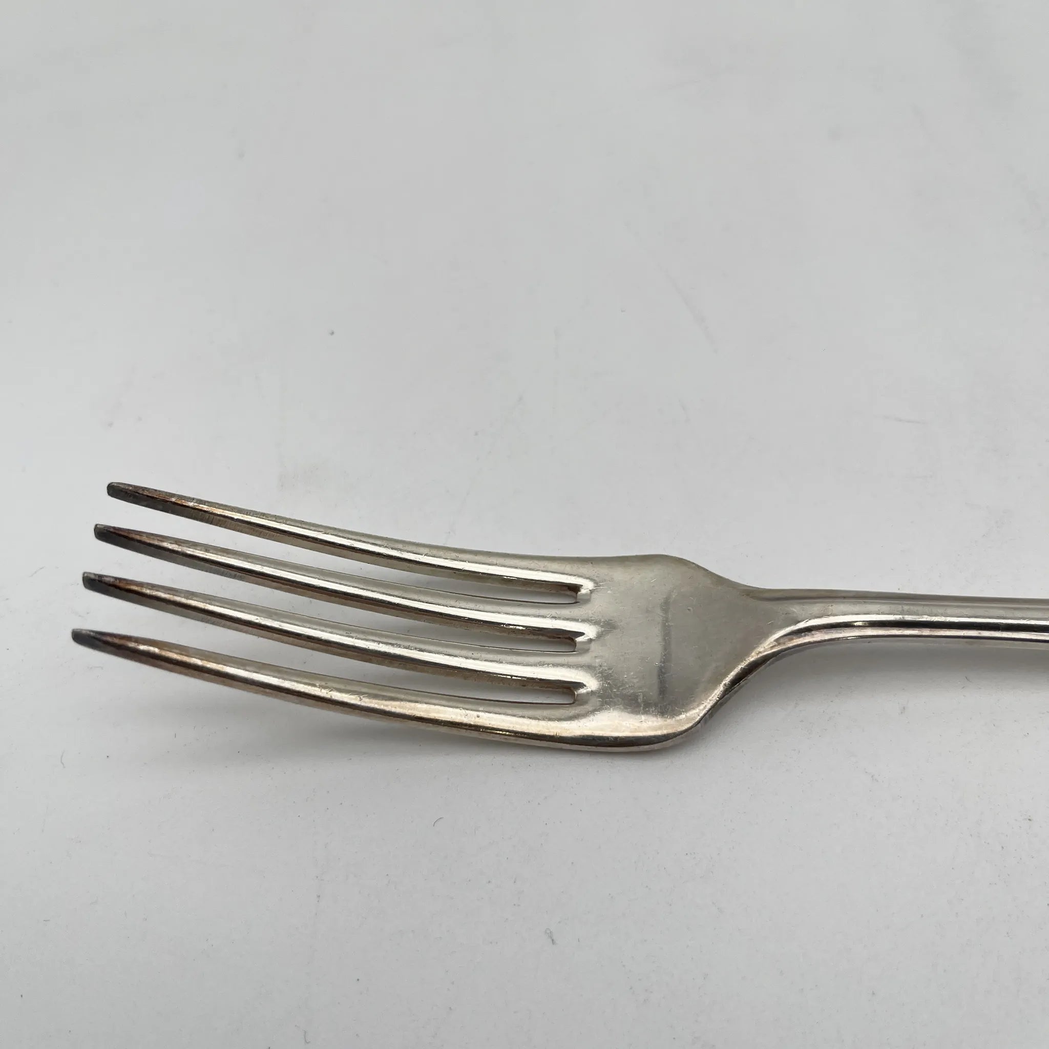 【复古】桌叉/ Newbridge Silverware(新桥银器)/估计20c中期/银板/爱尔兰/ EPNS
