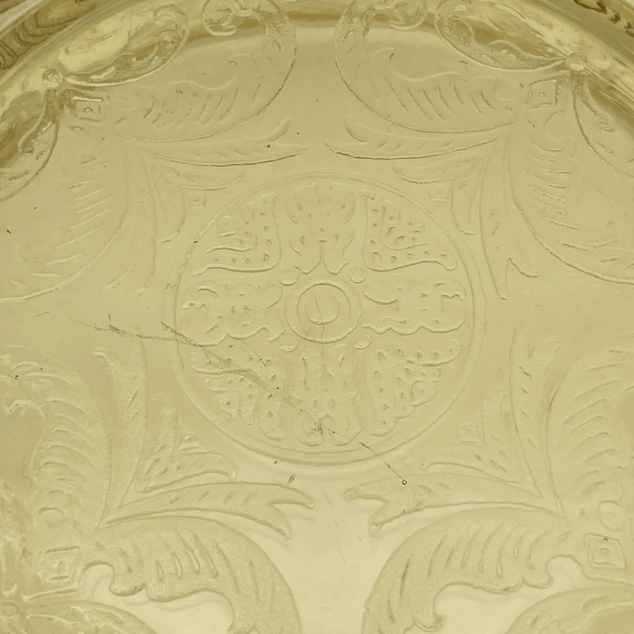 【复古】爵士碗(大碗)/ Federal Glass(联邦玻璃)/ Madrid / 1930s /玻璃/美国/ depureglass, 压模成型,琥珀