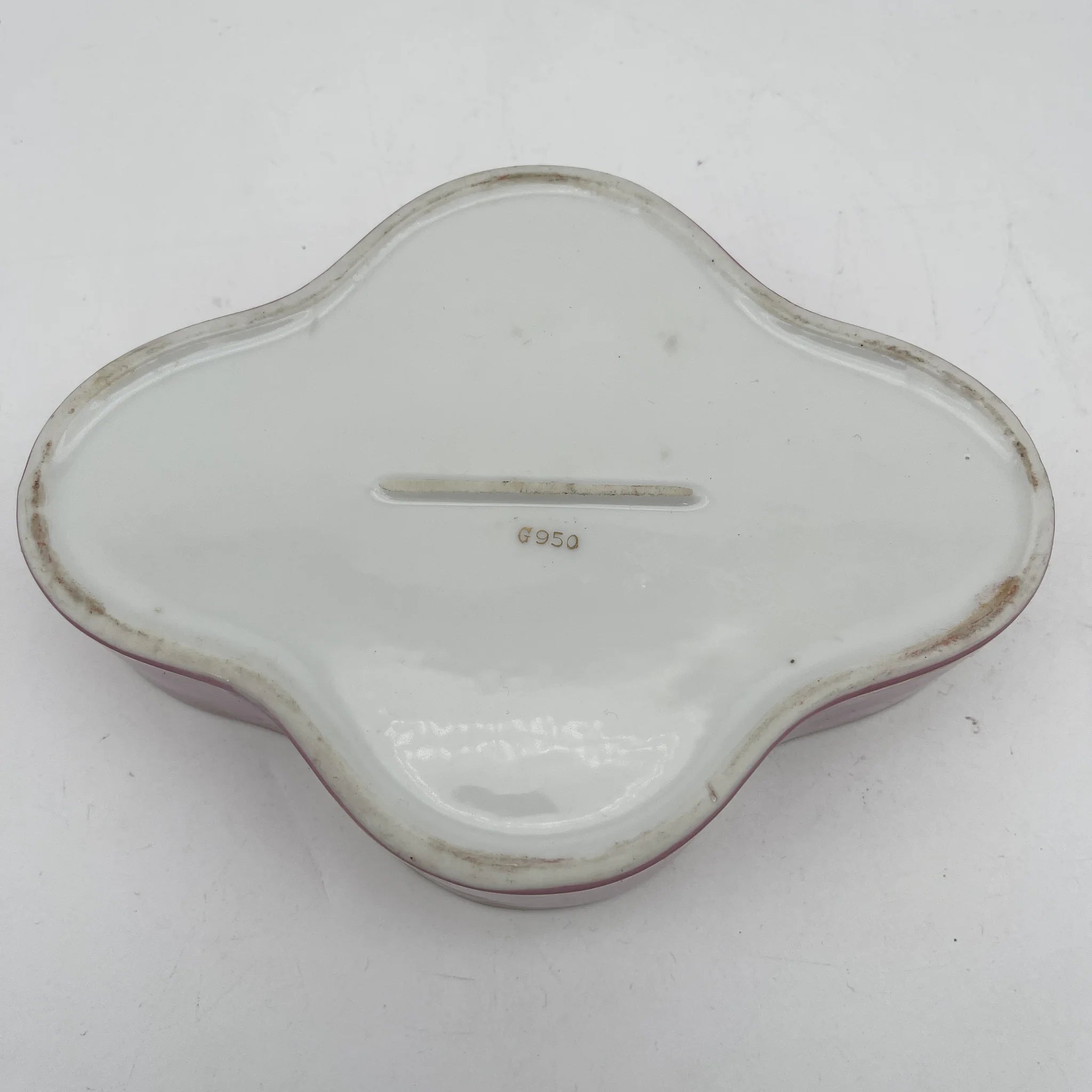 【アンティーク】 小物入れ / セーブル様式 / 推定19C後半 / 磁器 / フランス / フェート・ギャラント, 金彩盛り上げ