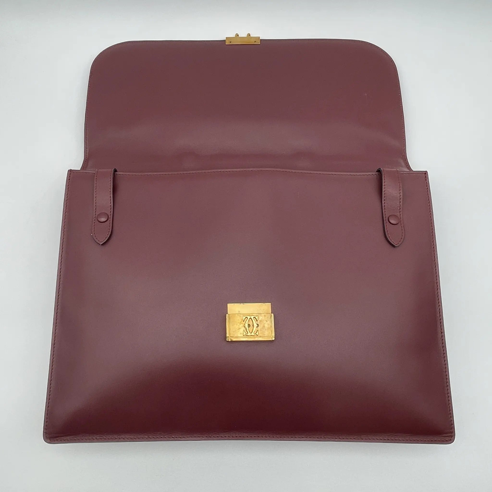 【再利用】包/ Cartier(卡地亚)/估计1980-90s /真皮/法国/卡地亚红