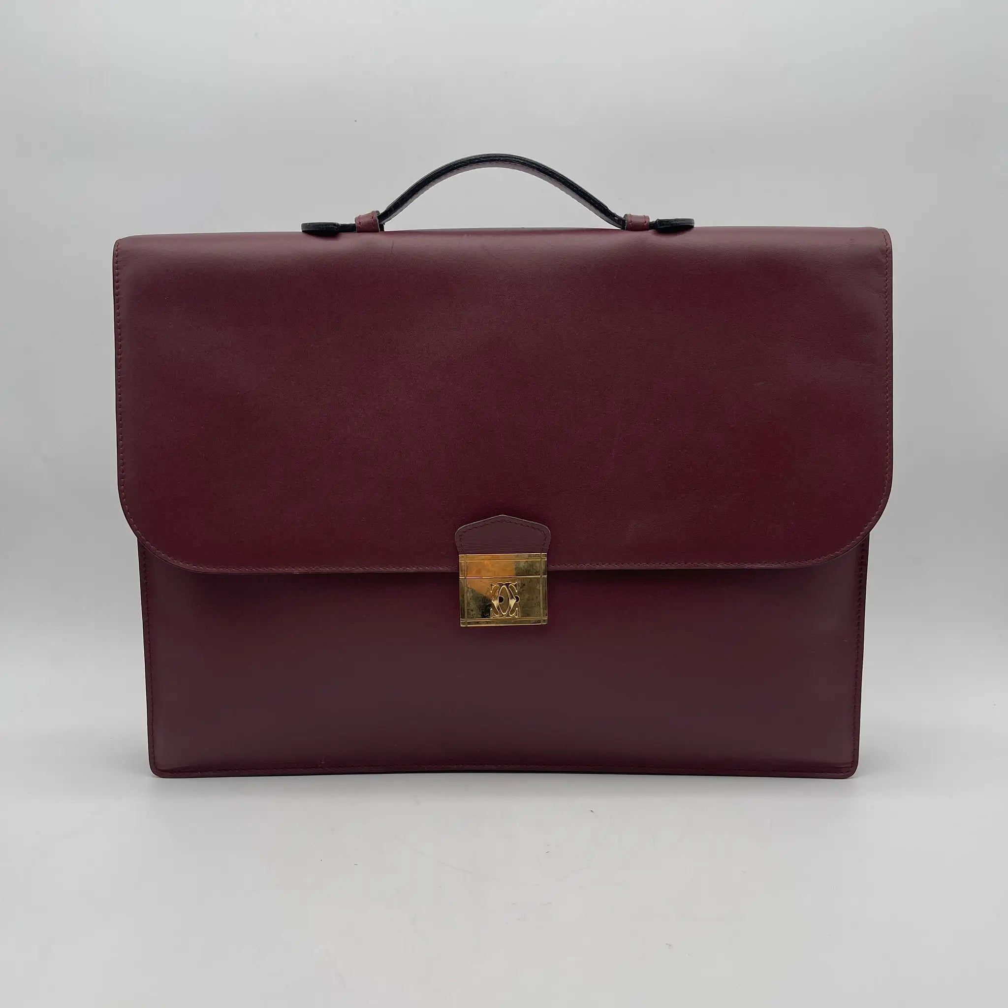 【再利用】包/ Cartier(卡地亚)/估计1980-90s /真皮/法国/卡地亚红