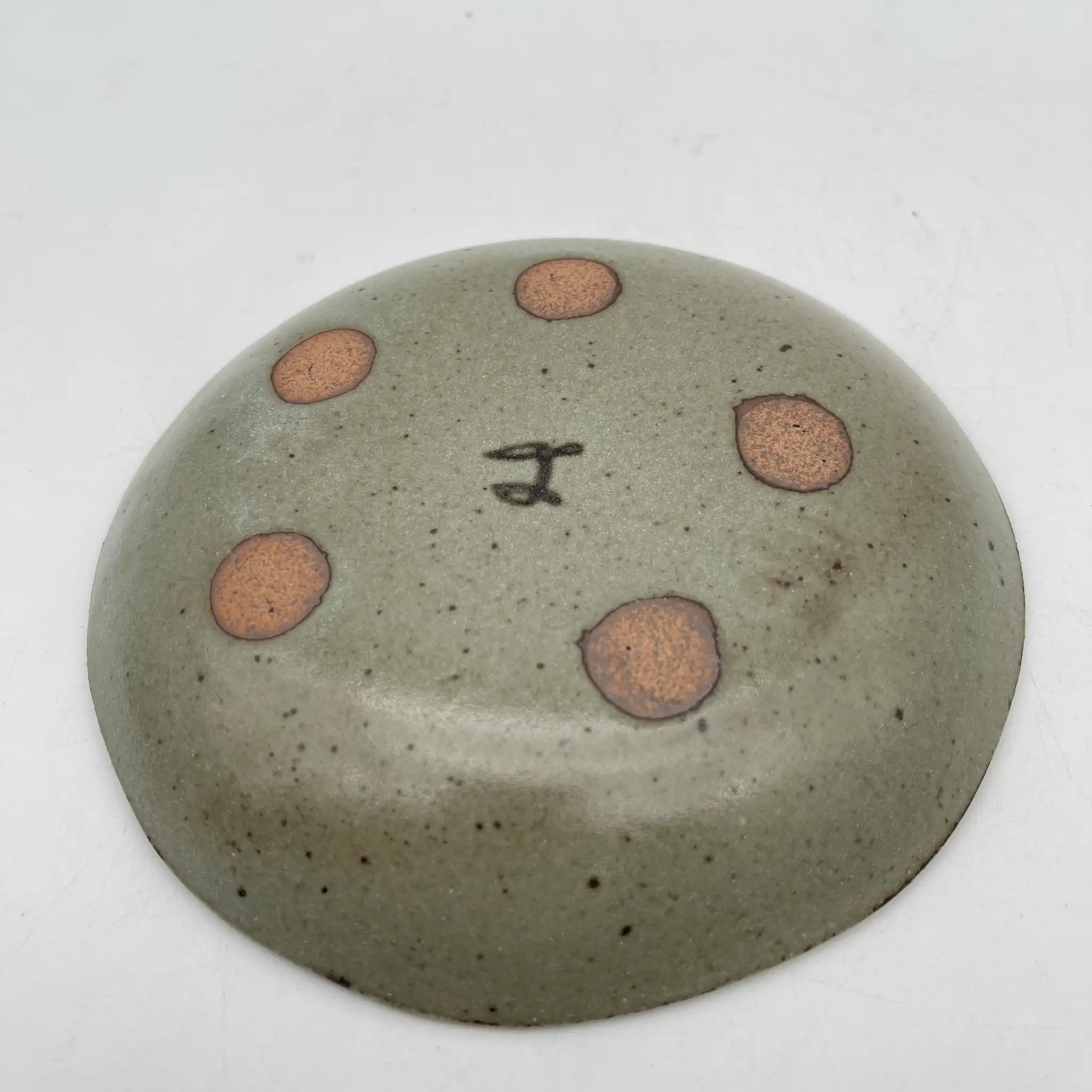 【再利用】彩绘铭各皿5p /幸兵卫窑/美浓烧/陶器/日本/桔梗,菖蒲,松,竹,梅,箱付