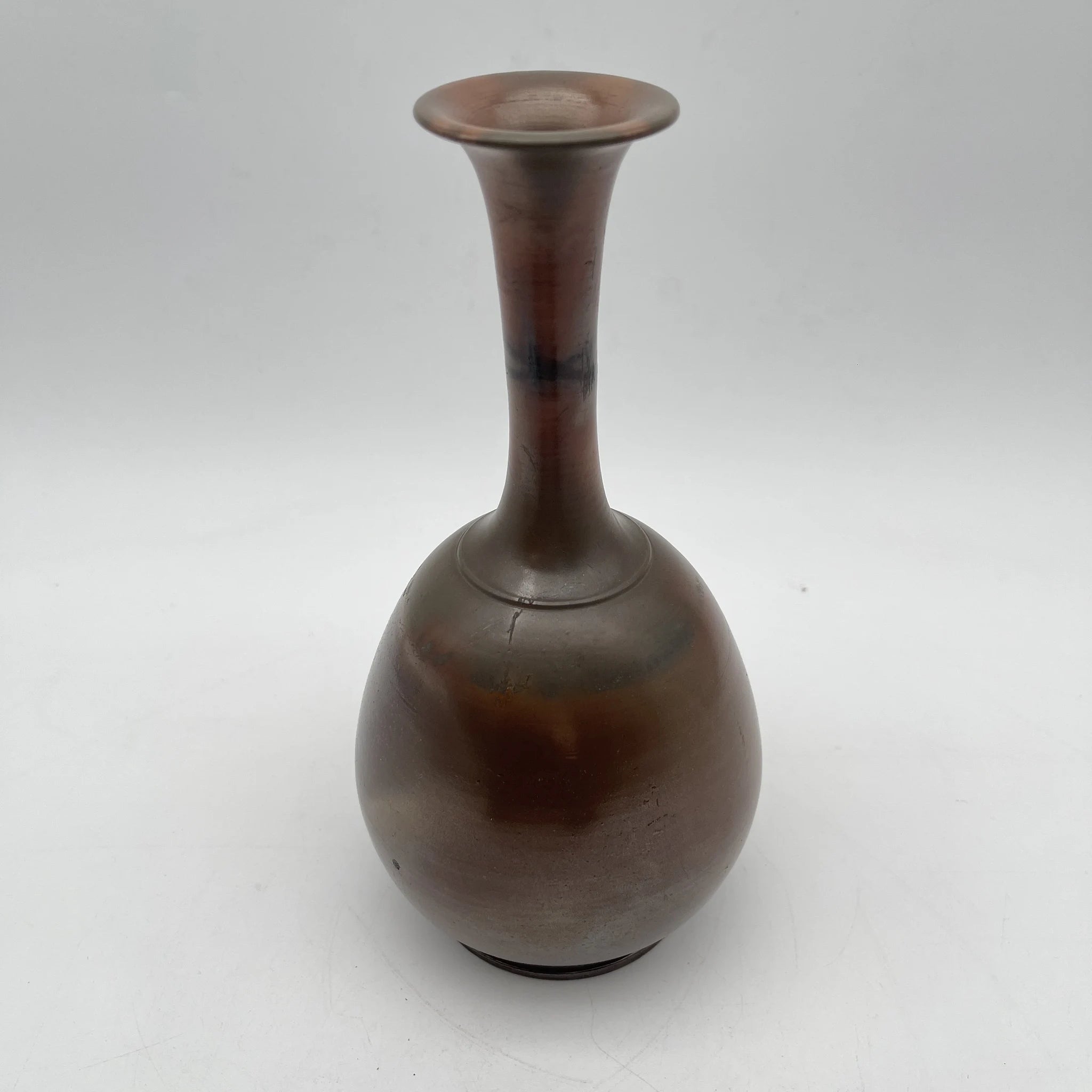 【リユース】 花入 (花瓶) / 備前焼 / 陶器 / 日本 / 箱付