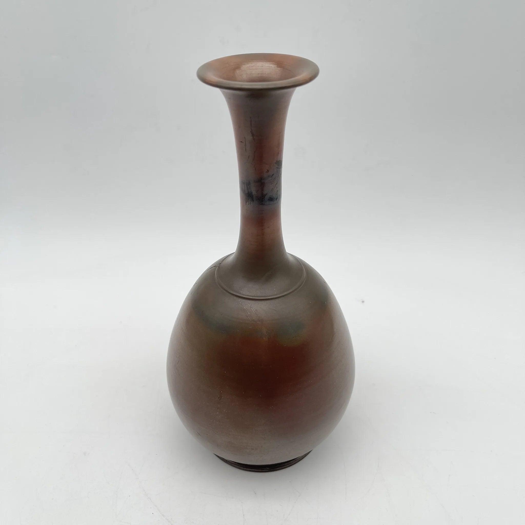 【リユース】 花入 (花瓶) / 備前焼 / 陶器 / 日本 / 箱付