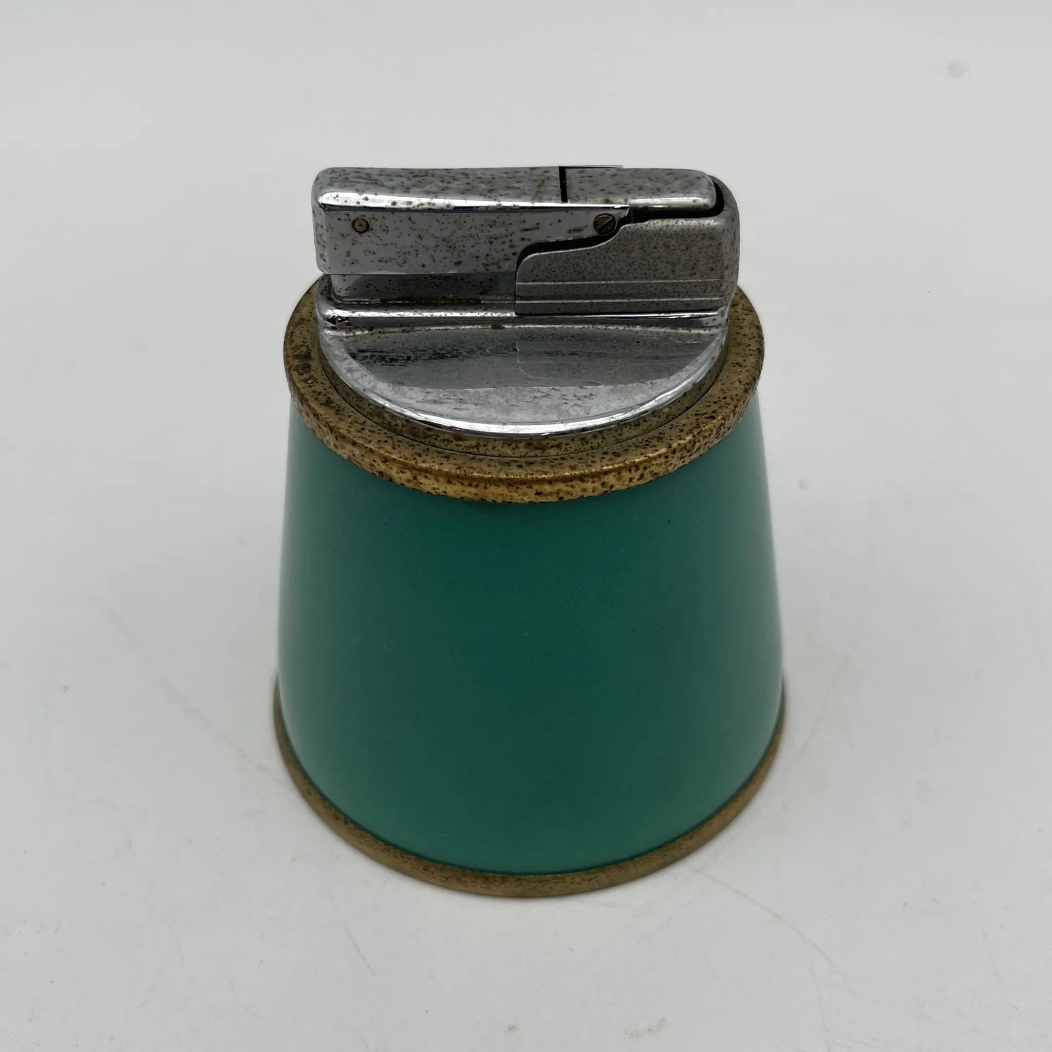 【复古】烟具3p(打火机烟灰缸烟盒)/七宝烧/推测1960-80s /铜/日本/王子制打火机