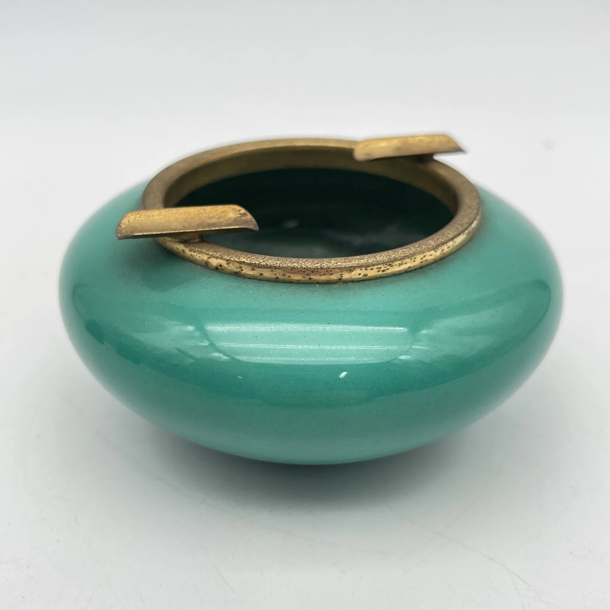 【复古】烟具3p(打火机烟灰缸烟盒)/七宝烧/推测1960-80s /铜/日本/王子制打火机