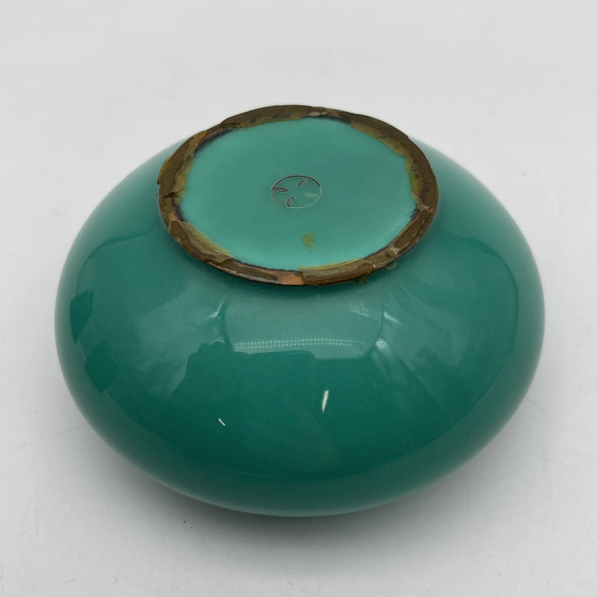 【复古】烟具3p(打火机烟灰缸烟盒)/七宝烧/推测1960-80s /铜/日本/王子制打火机
