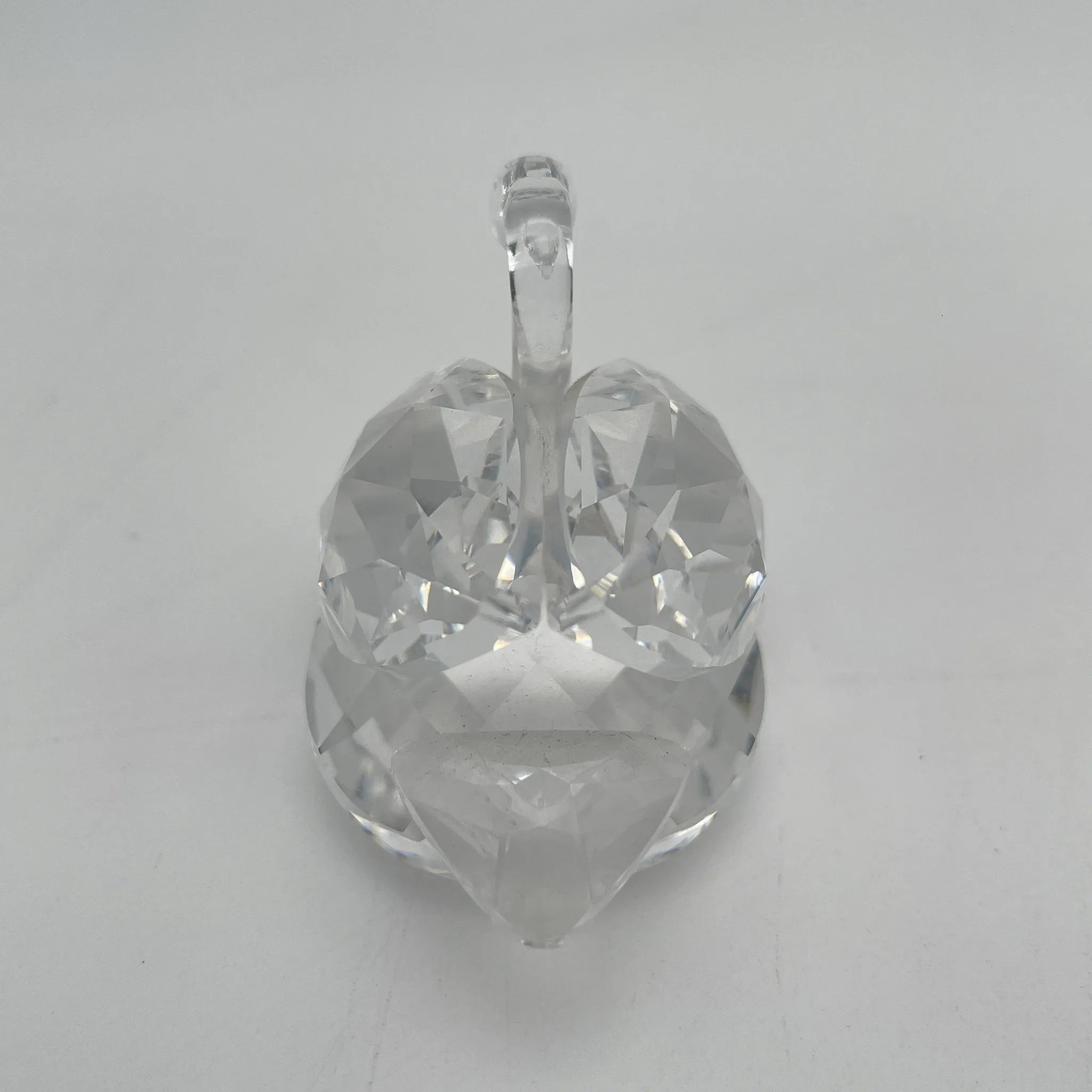 【再利用】模型(水晶雕像)/ Swarovski(施华洛世奇)/天鹅/估计1990-2000s /水晶玻璃/奥地利/平面切割