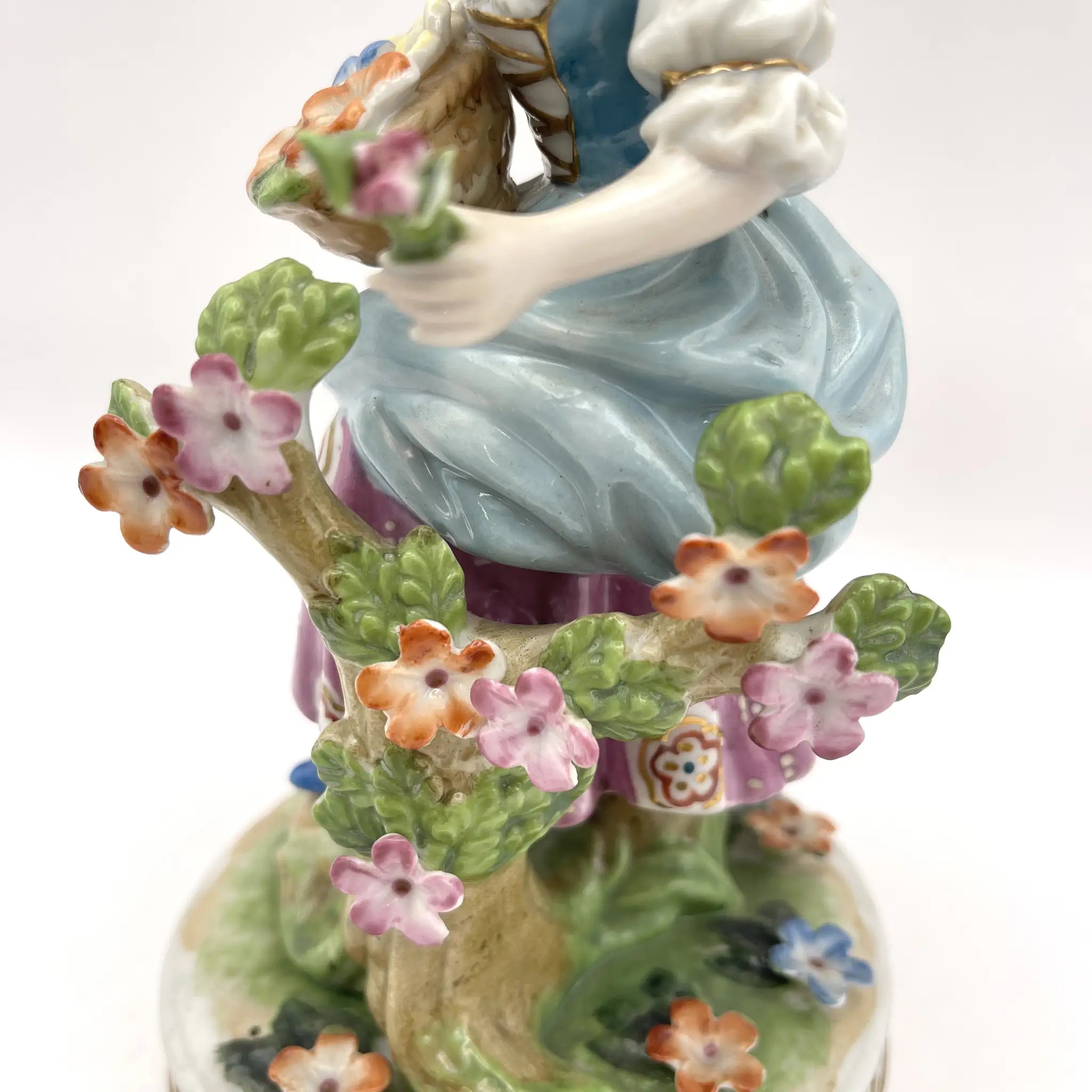 【复古】模型(陶瓷娃娃)/估计20c中期/瓷器/日本/迈森-德累斯顿风格