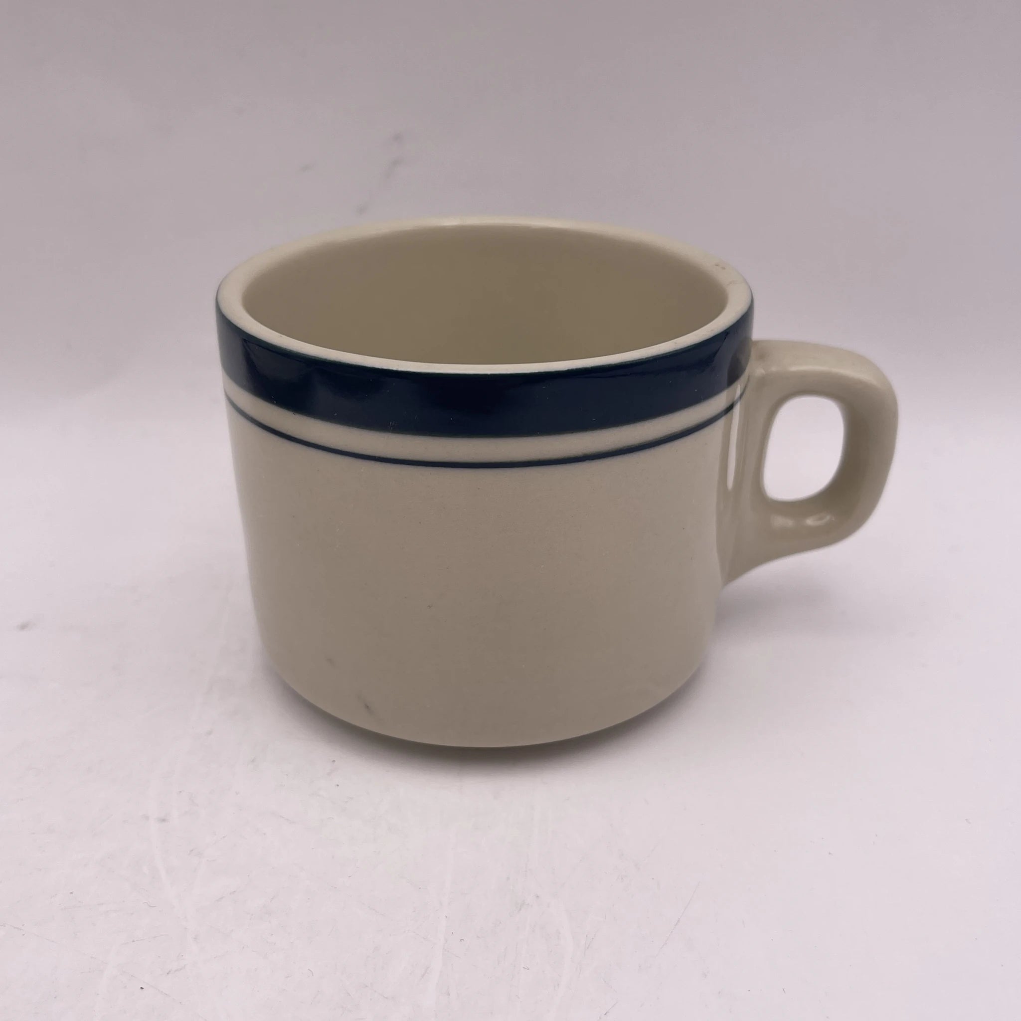 【复古】咖啡杯&茶托2p / LUCKY /估计20c后期/陶瓷/日本
