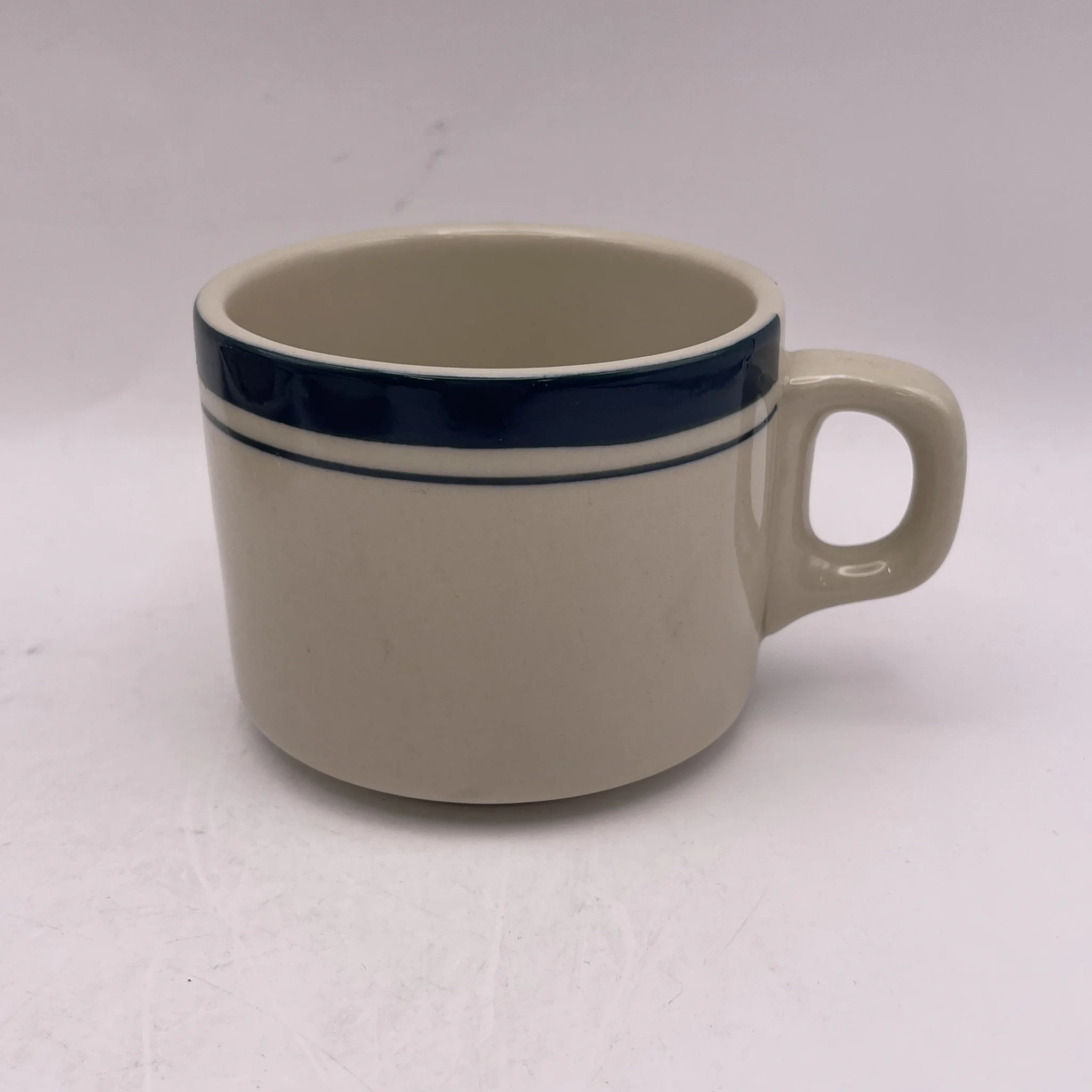 【复古】咖啡杯&茶托2p / LUCKY /估计20c后期/陶瓷/日本